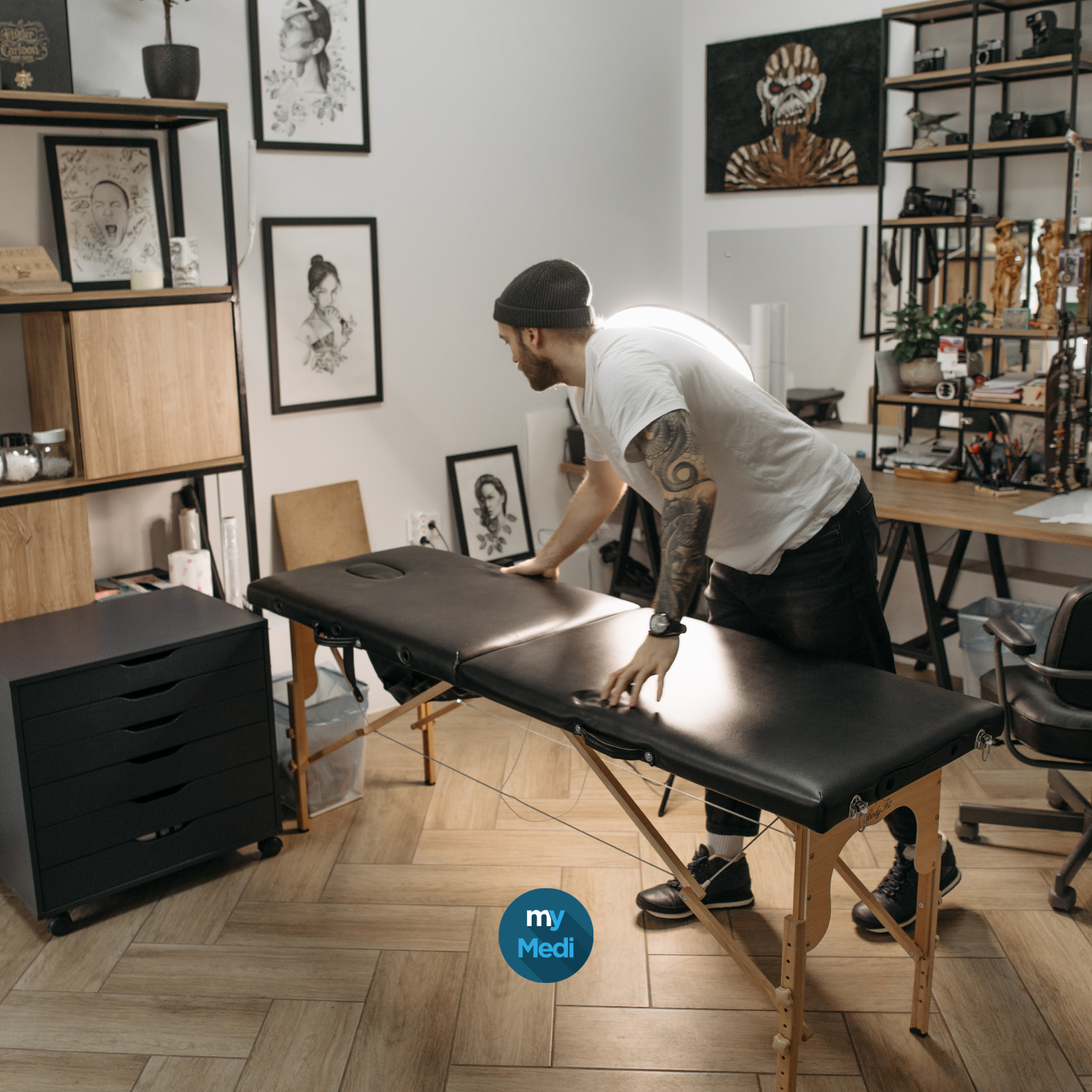 Mobilier pour salons de tatouage