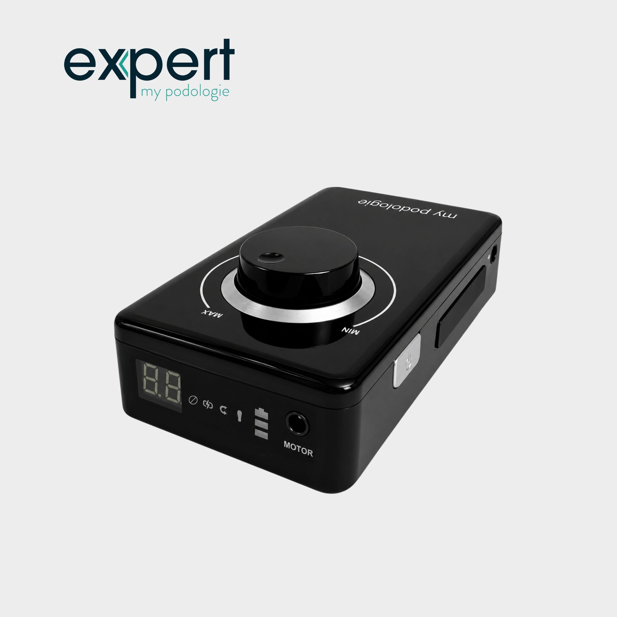 Micromoteur portable PODO38S - Noir - 30 000 tr/min - Avec pièce à main démontable - My Médical