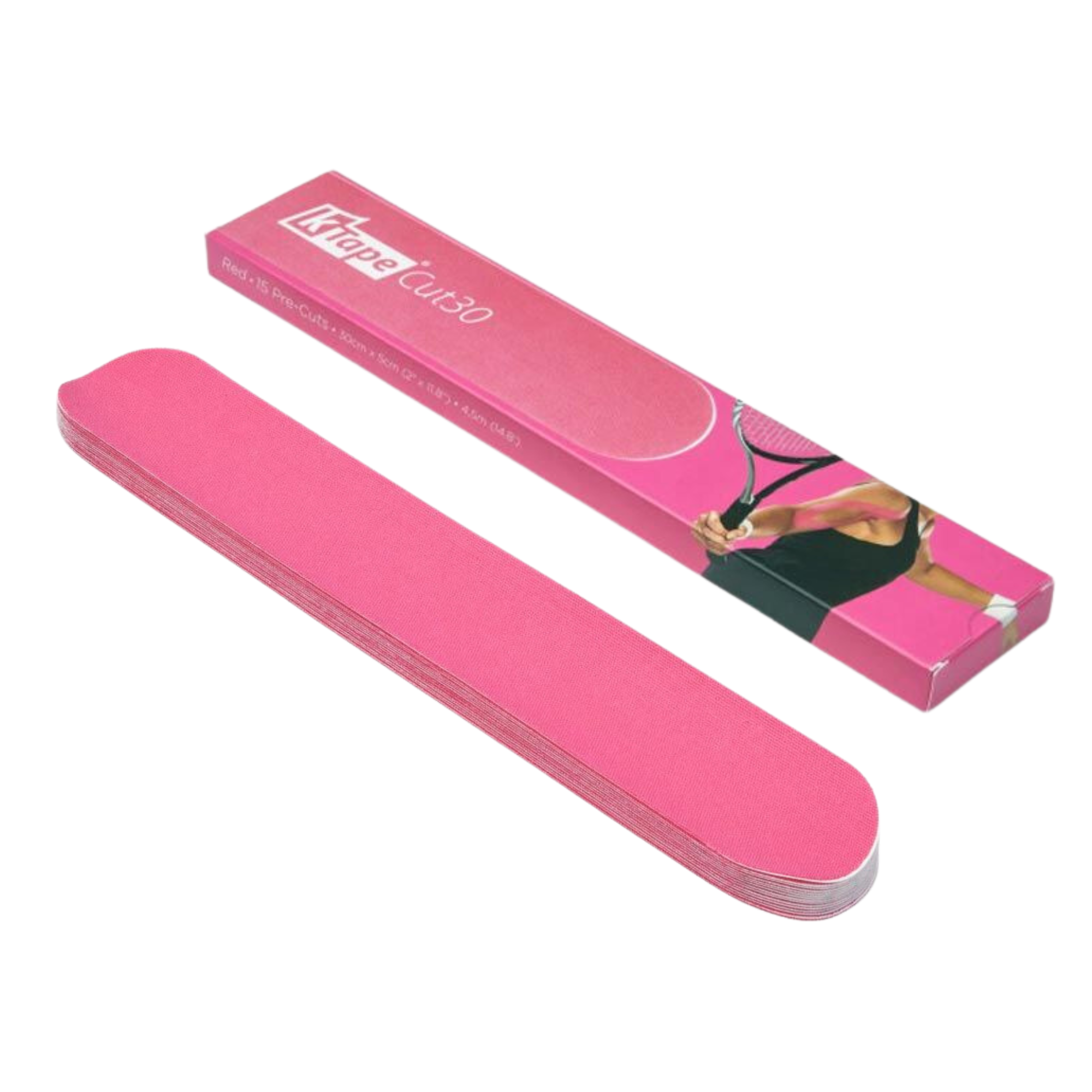 15 tiras de cinta precortadas - 30 cm - K-Tape Cut