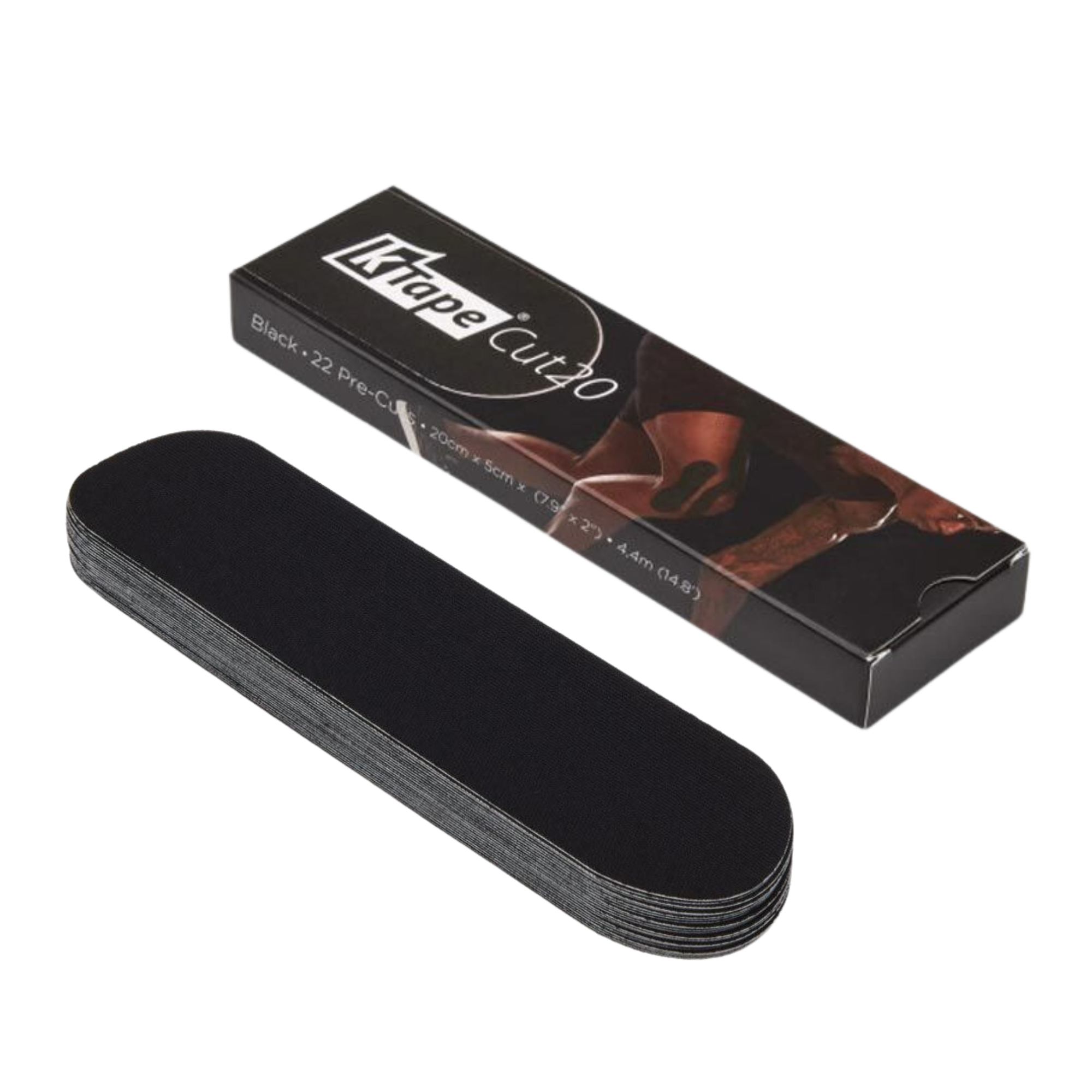 22 tiras de cinta precortadas - 20 cm - K-Tape Cut