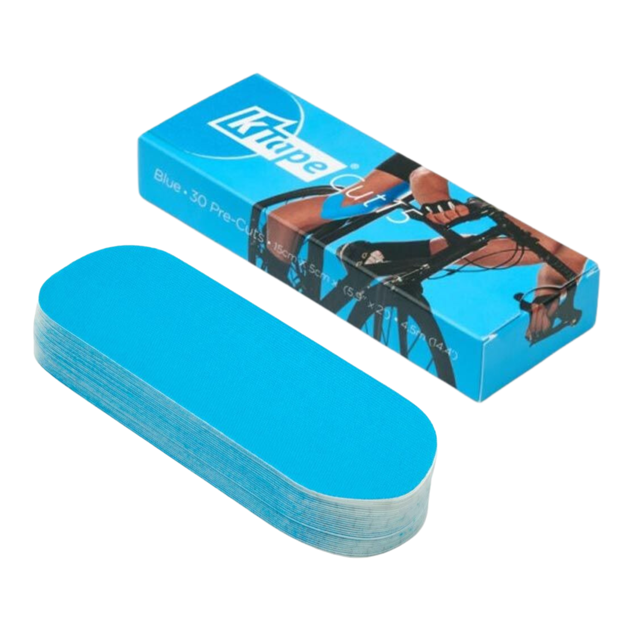 30 tiras de cinta precortadas - 15 cm - K-Tape