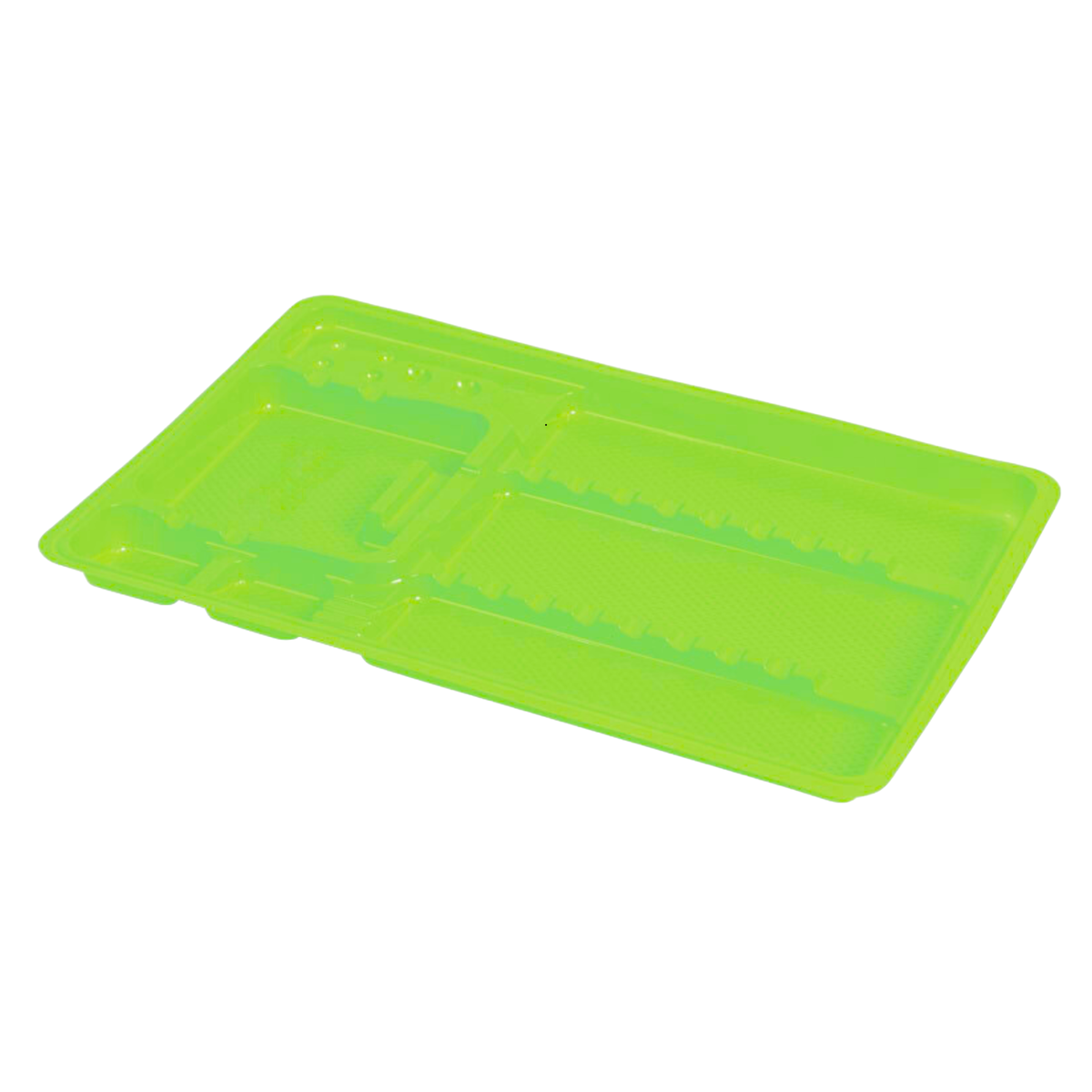 50 plateaux de soin à usage unique avec compartiments - 3 formats