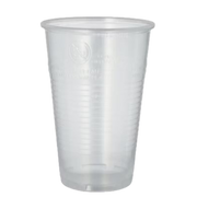 50 gobelets à usage unique en PLA transparent