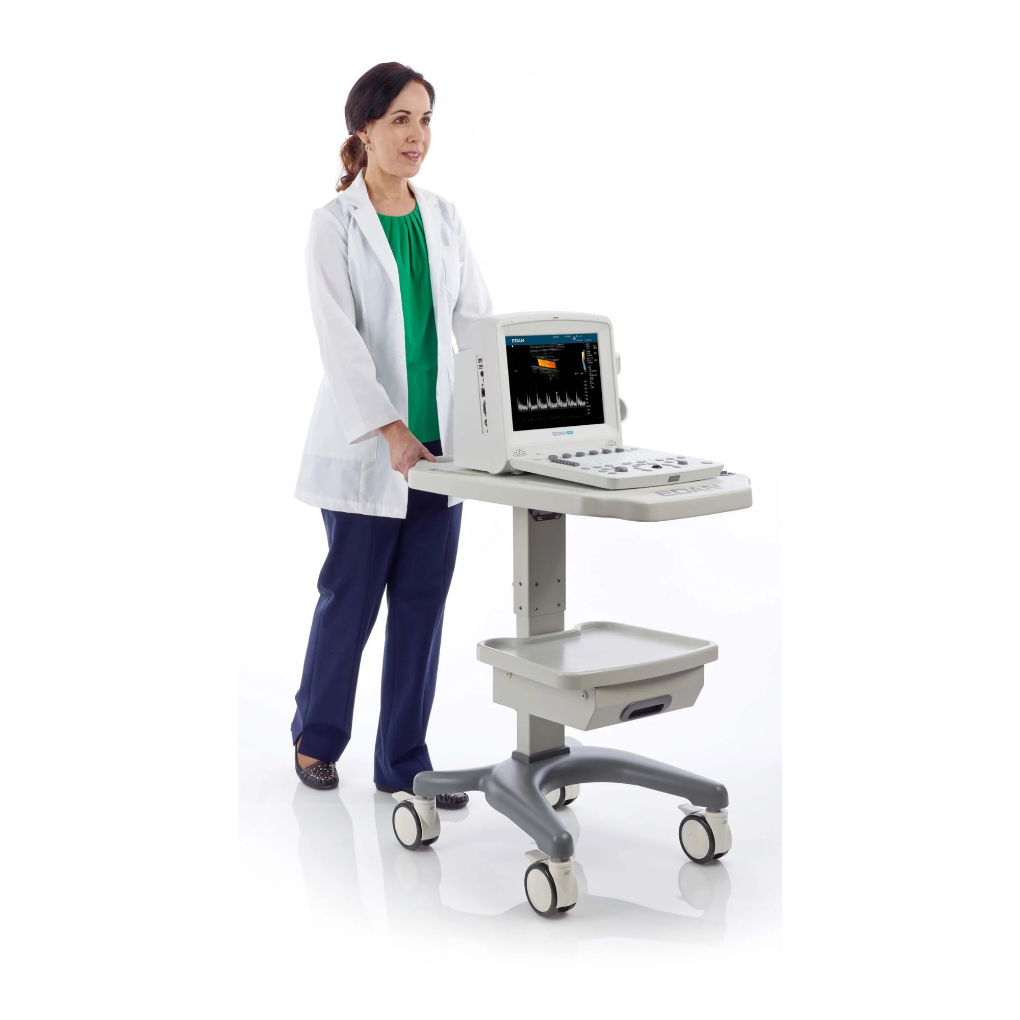 Pack COMPLETO de ecógrafo en blanco y negro Edan Dus 60 - EDAN