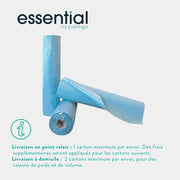 9 rollos de hojas de examen laminadas en relieve azul - 132 tamaños - 50 x 38 cm 