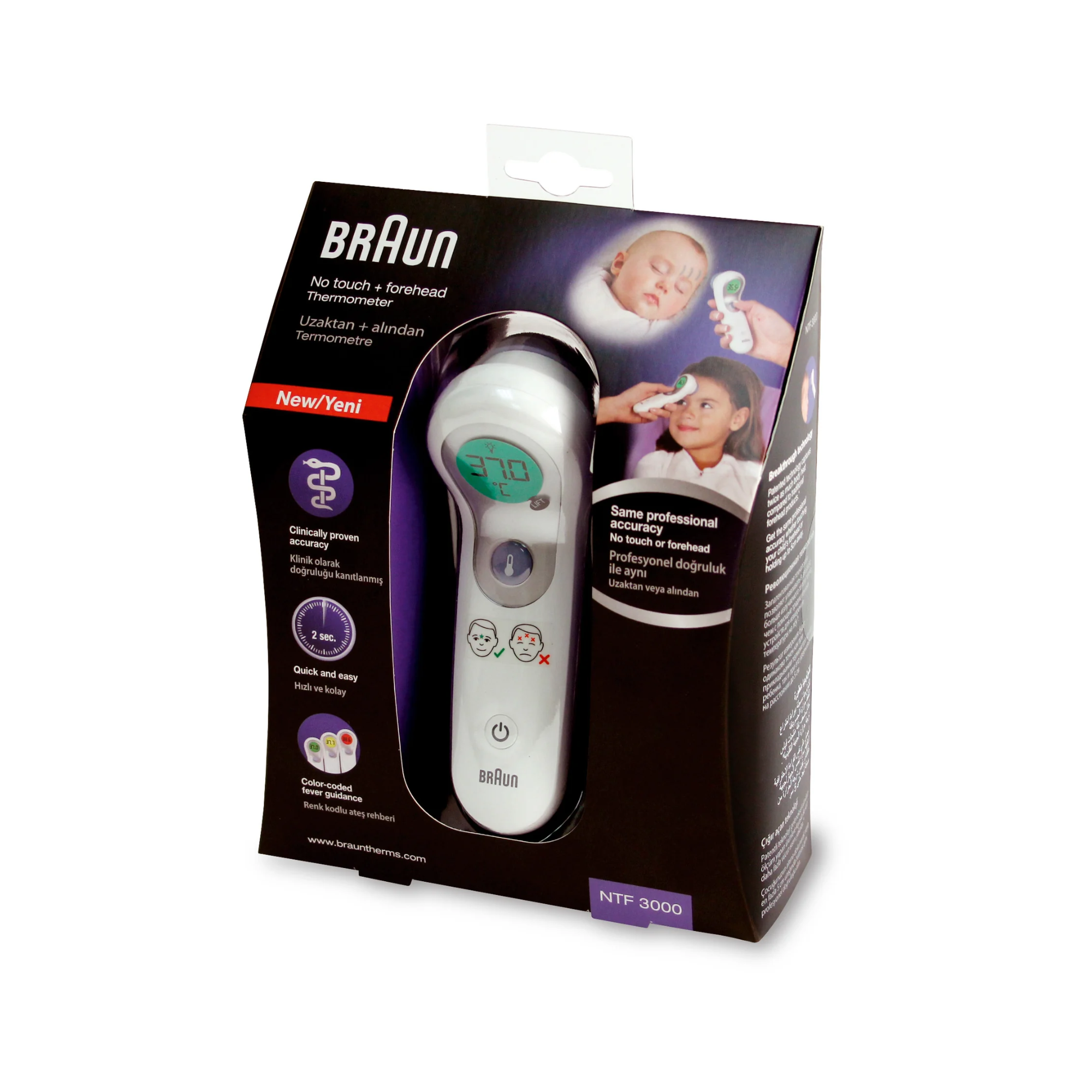 NTF3000 Non-Contact Thermometer - BRAUN