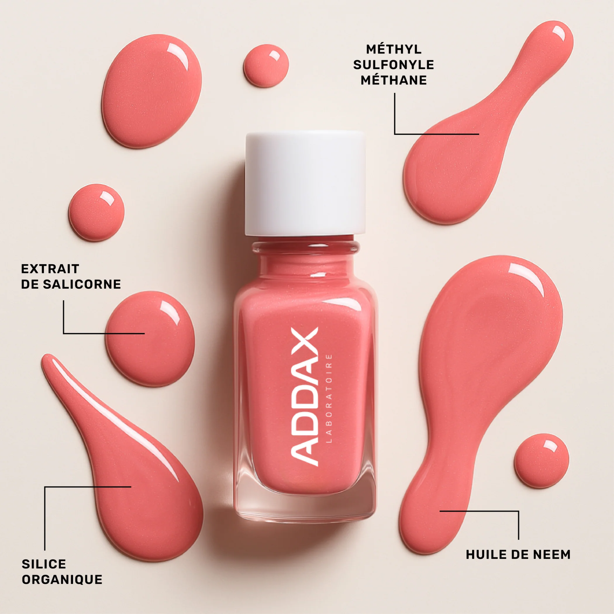 AIRCOLOR® - Vernis Soin Respirant - Plusieurs Coloris - 11 ml - Laboratoire Addax - My Médical