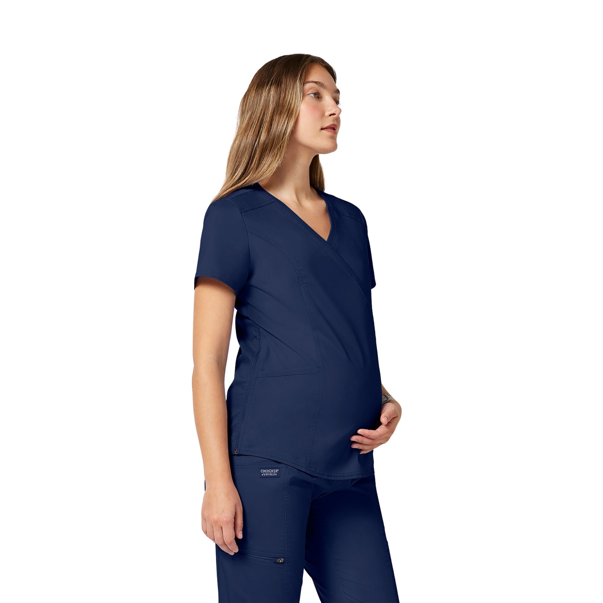 Ajaccio - Maternity tunic - Pregnant woman - Wrap-over - Cherokee