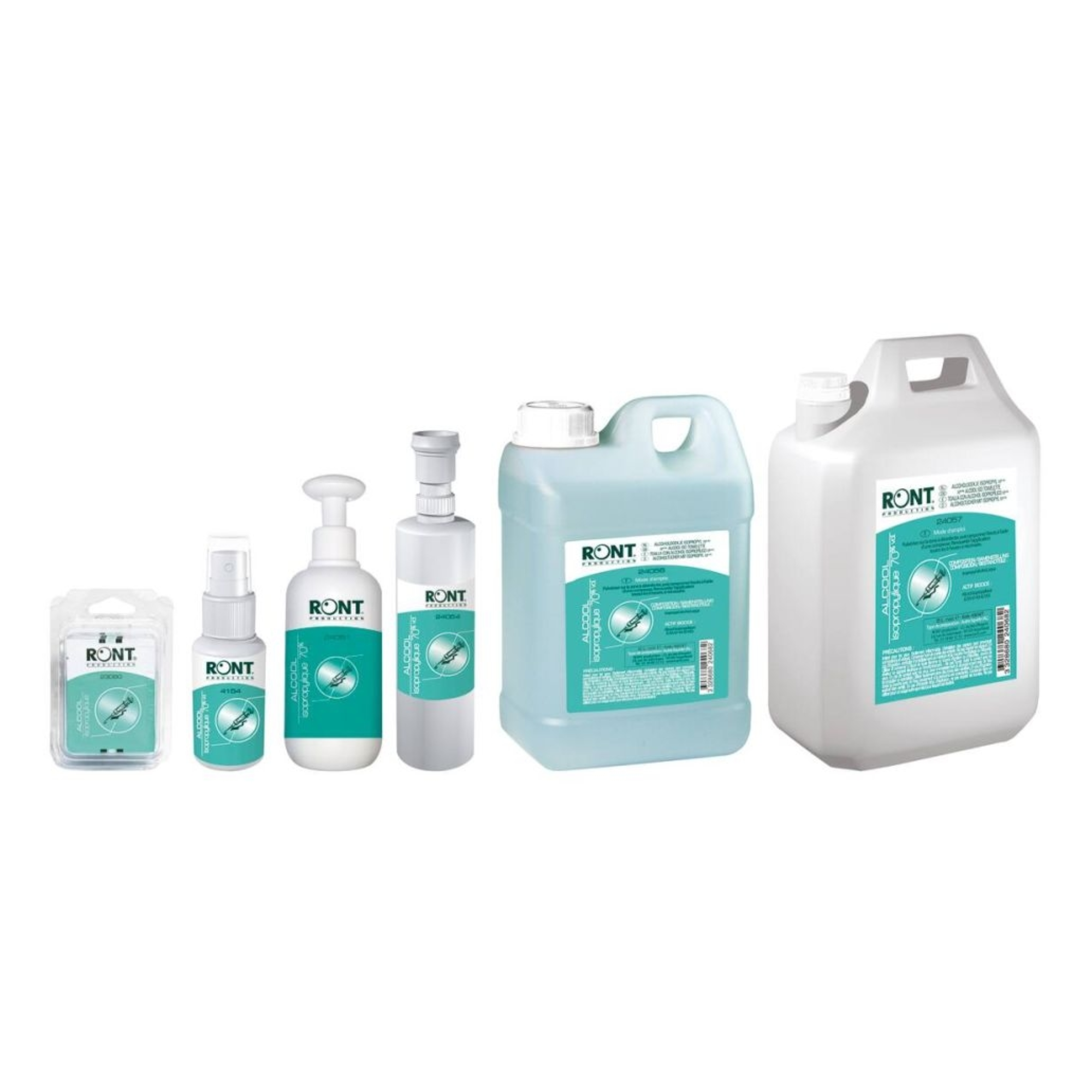 Alcohol Isopropílico 70° - 3 capacidades disponibles - Ront