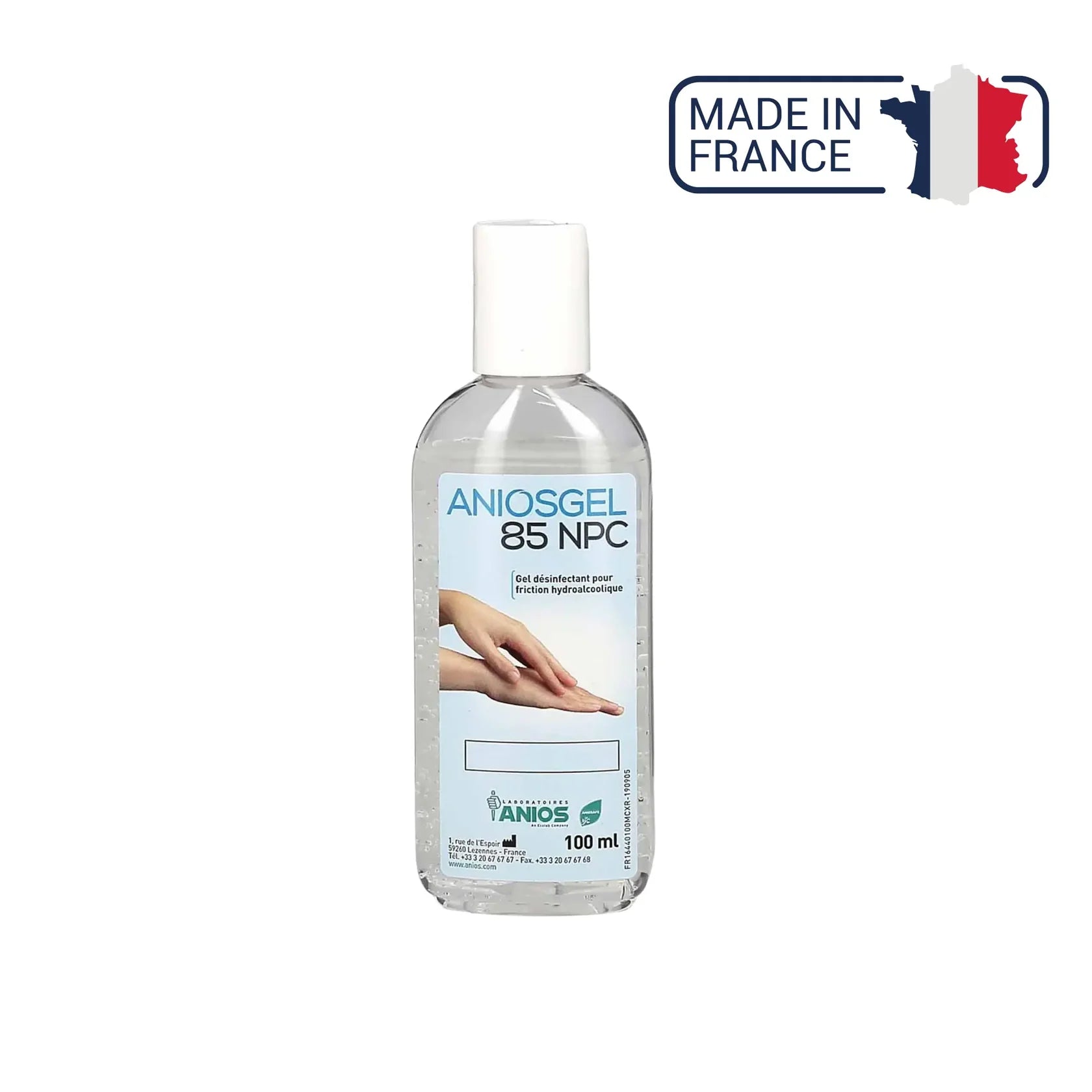 Aniosgel 85 NPC - Disinfectant gel for hydroalcoholic friction - Anios