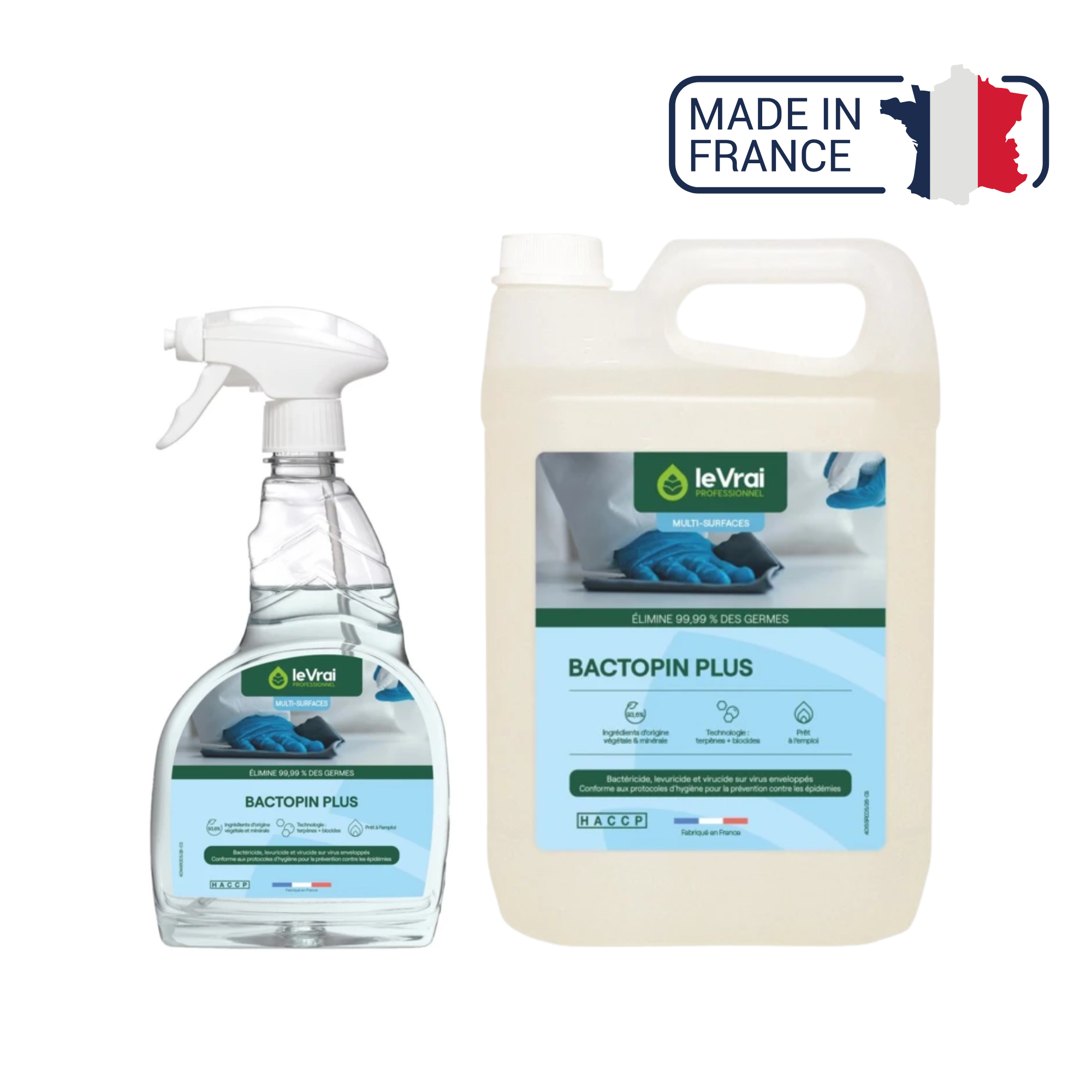 Bactopin Plus - 750 mL a 5 L - El Verdadero Profesional