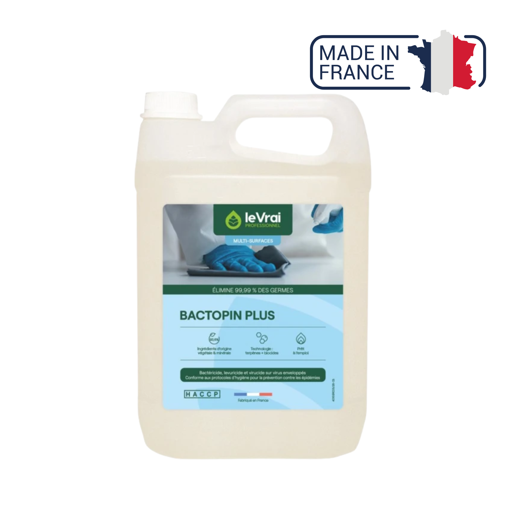Bactopin Plus - 750 mL a 5 L - El Verdadero Profesional