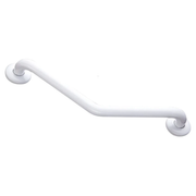 Barra de Apoyo Epoxi Blanca 135° - 26x26 cm - AKW