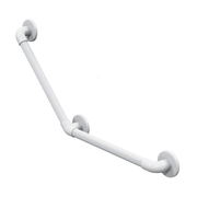 Barre d'Appui Haute Résistence Coudée 135° - 45.5x45.5 cm - Revêtement Cannelé - AKW