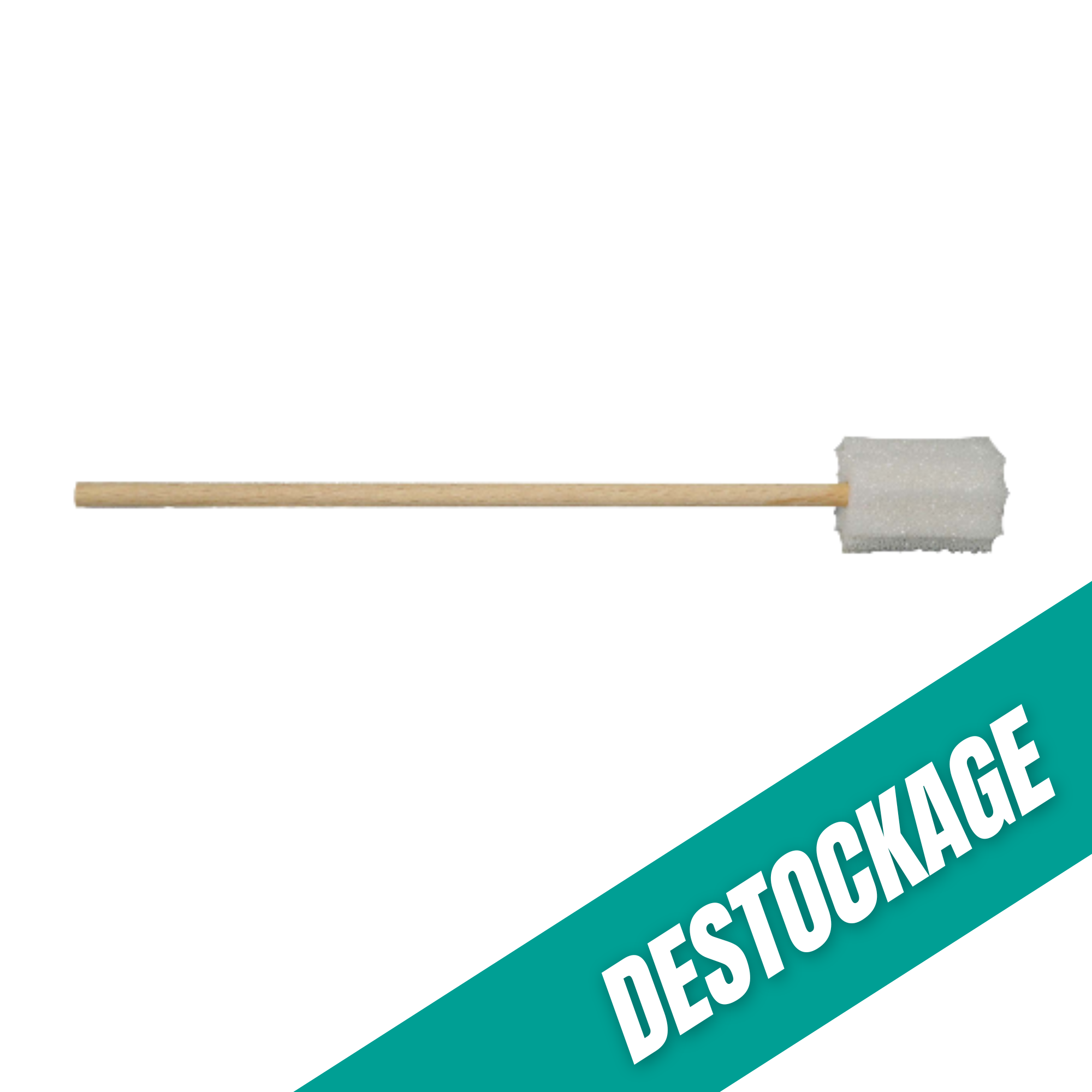 Mango de madera con forma de estrella