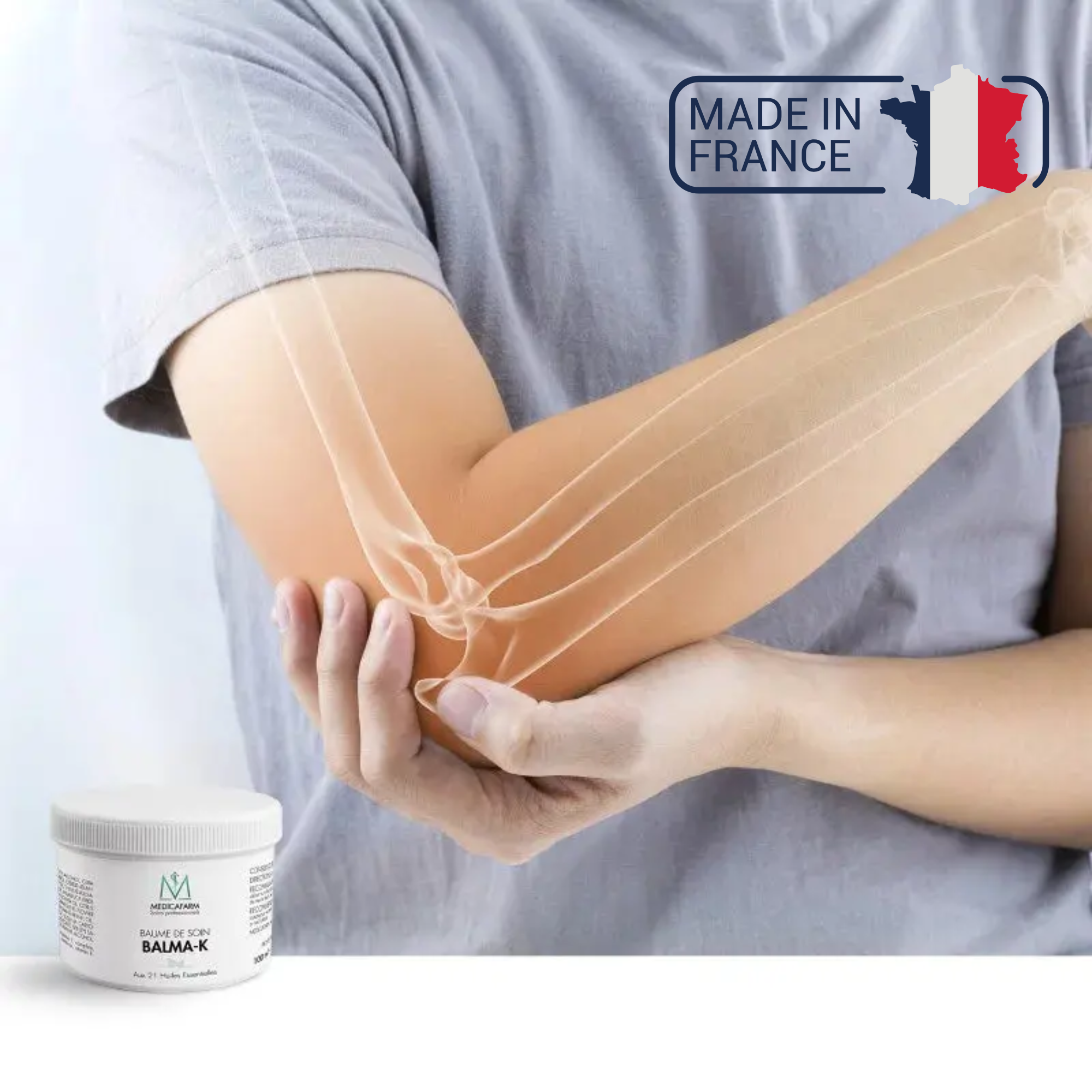 Bálsamo Balma-K Care - 21 aceites esenciales - Frasco de 100 ml - Medicafarm