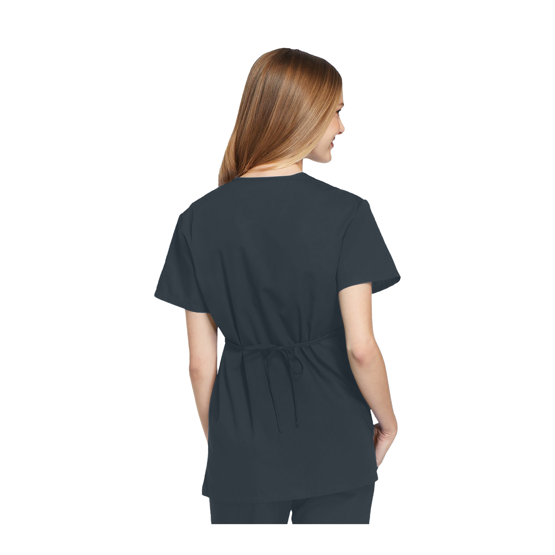 Bayonne - Tunique médicale - Effet cache-coeur  - Manches courtes - Femme - 72 cm - Cherokee - My Médical