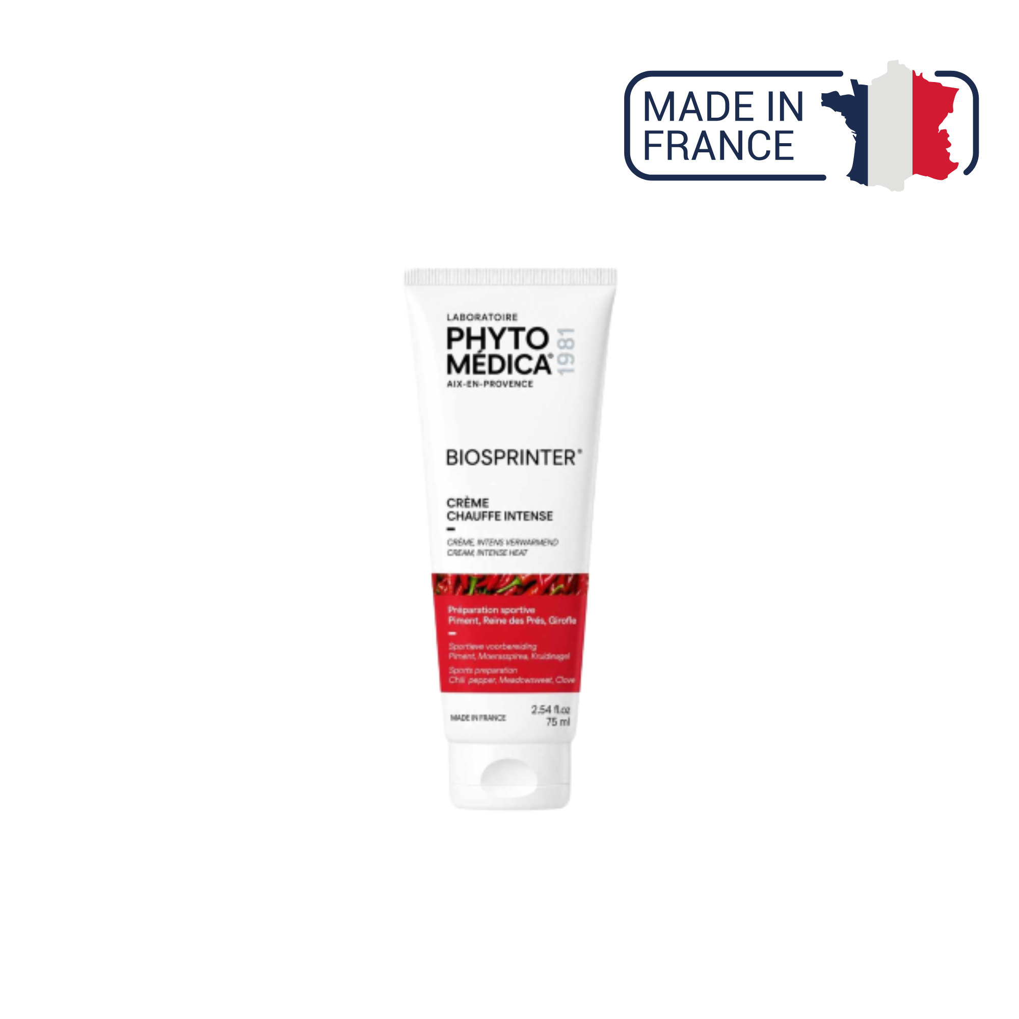 Biosprinter ® - Crème massage chauffant - 2 contenances - Phytomedica