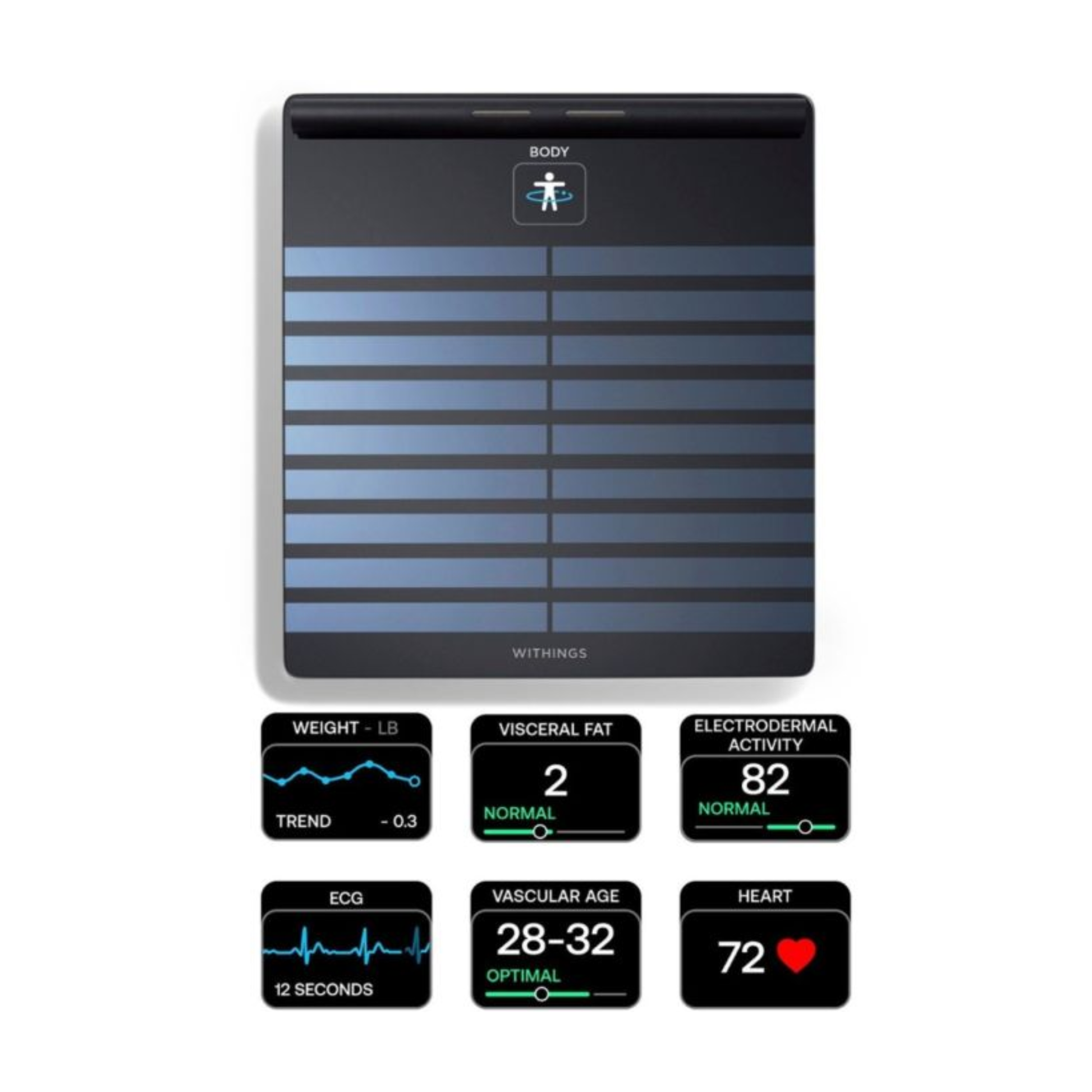 Balance Body Scan - Station de santé connectée - mesure ECG - Deux coloris - Withings - My Médical