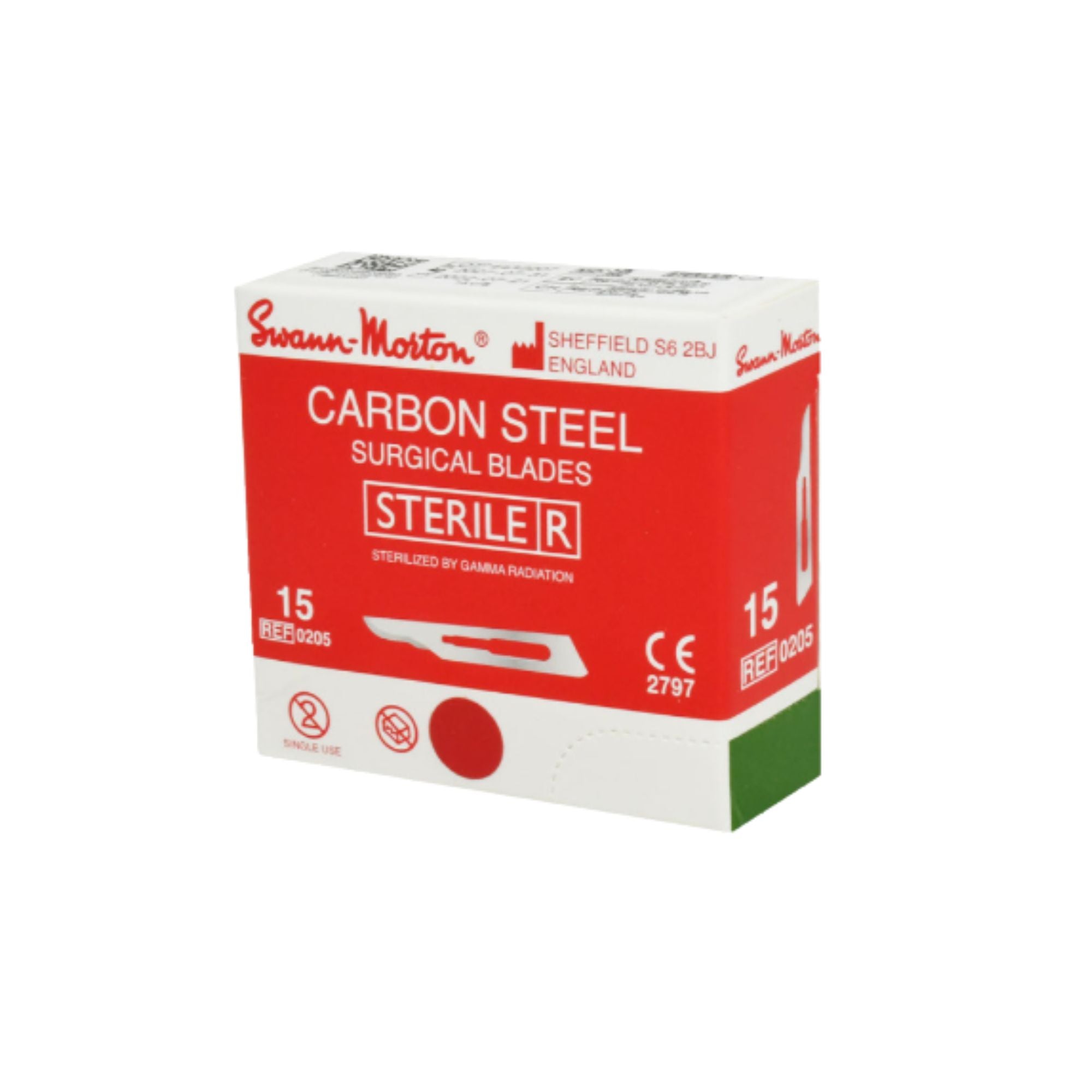 Caja de 100 hojas de bisturí esterilizadas - Swann-Morton