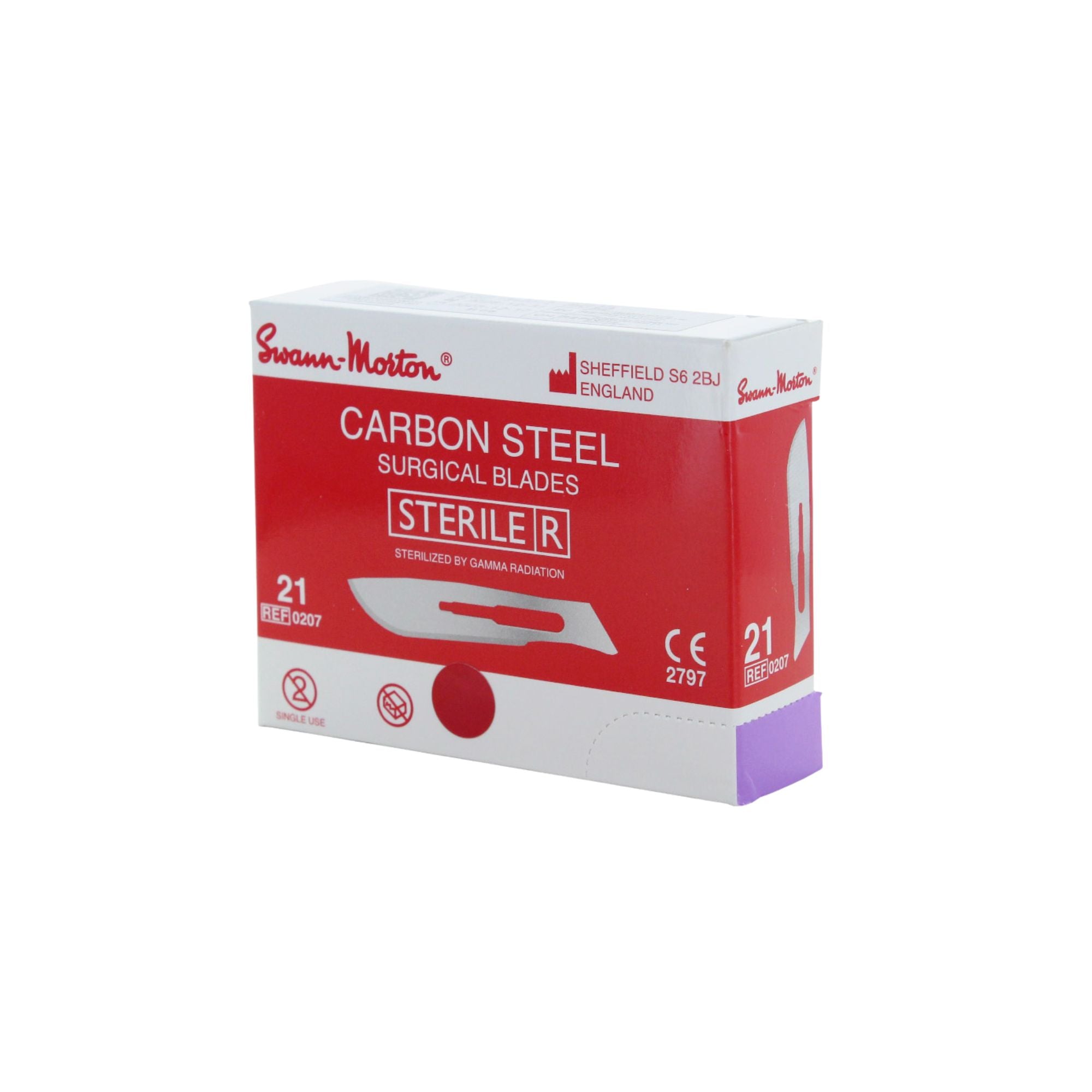 Caja de 100 hojas de bisturí esterilizadas - Swann-Morton