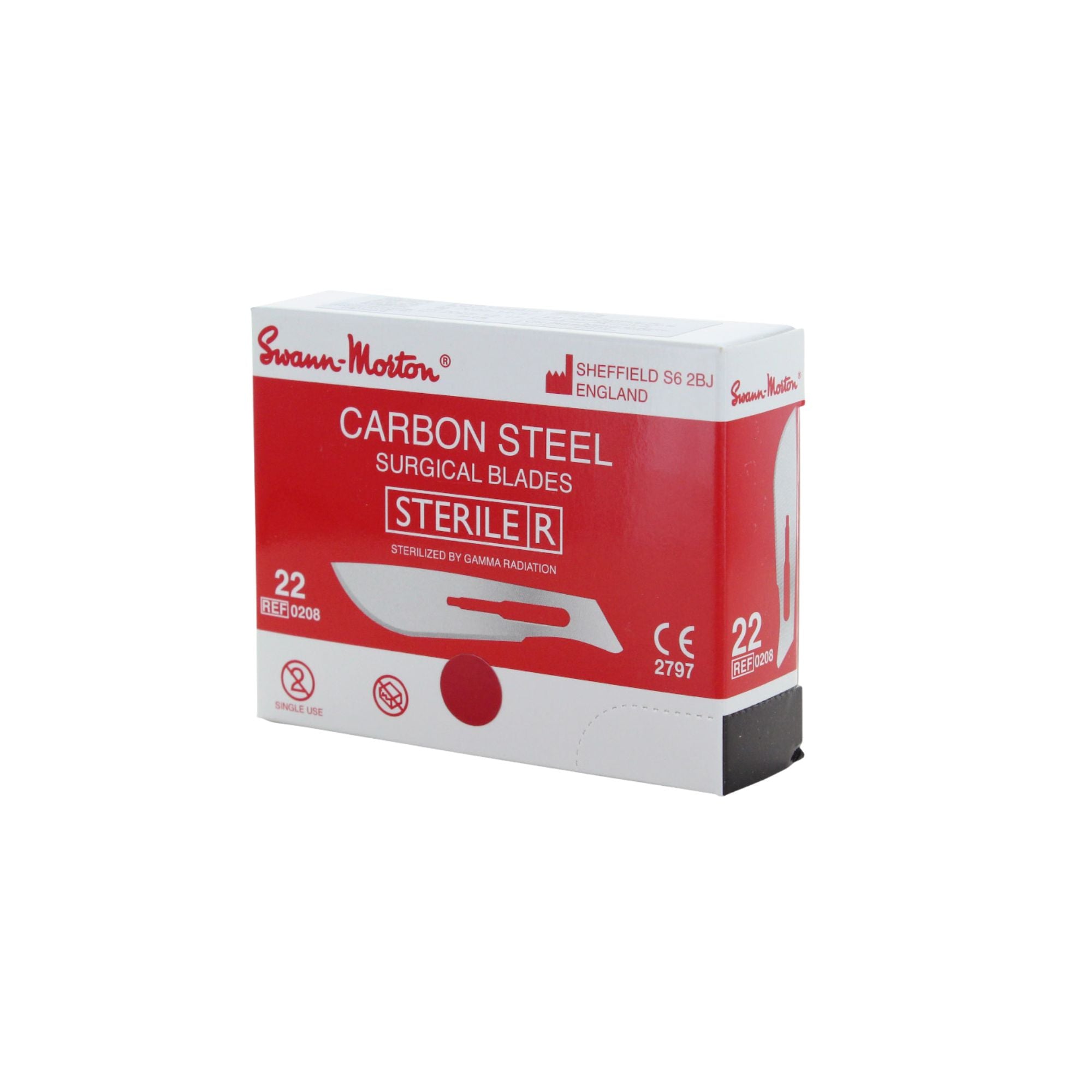 Caja de 100 hojas de bisturí esterilizadas - Swann-Morton