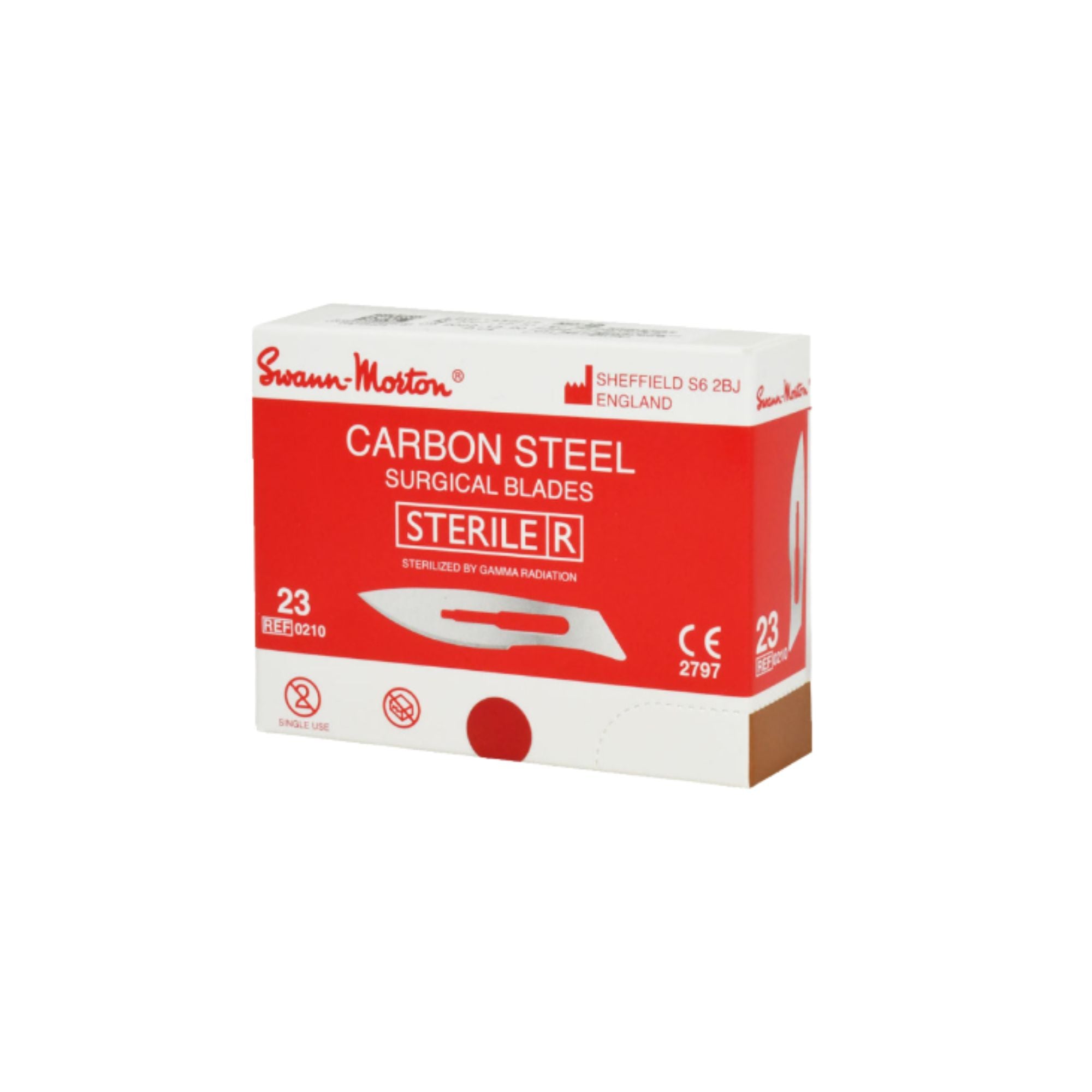 Caja de 100 hojas de bisturí esterilizadas - Swann-Morton