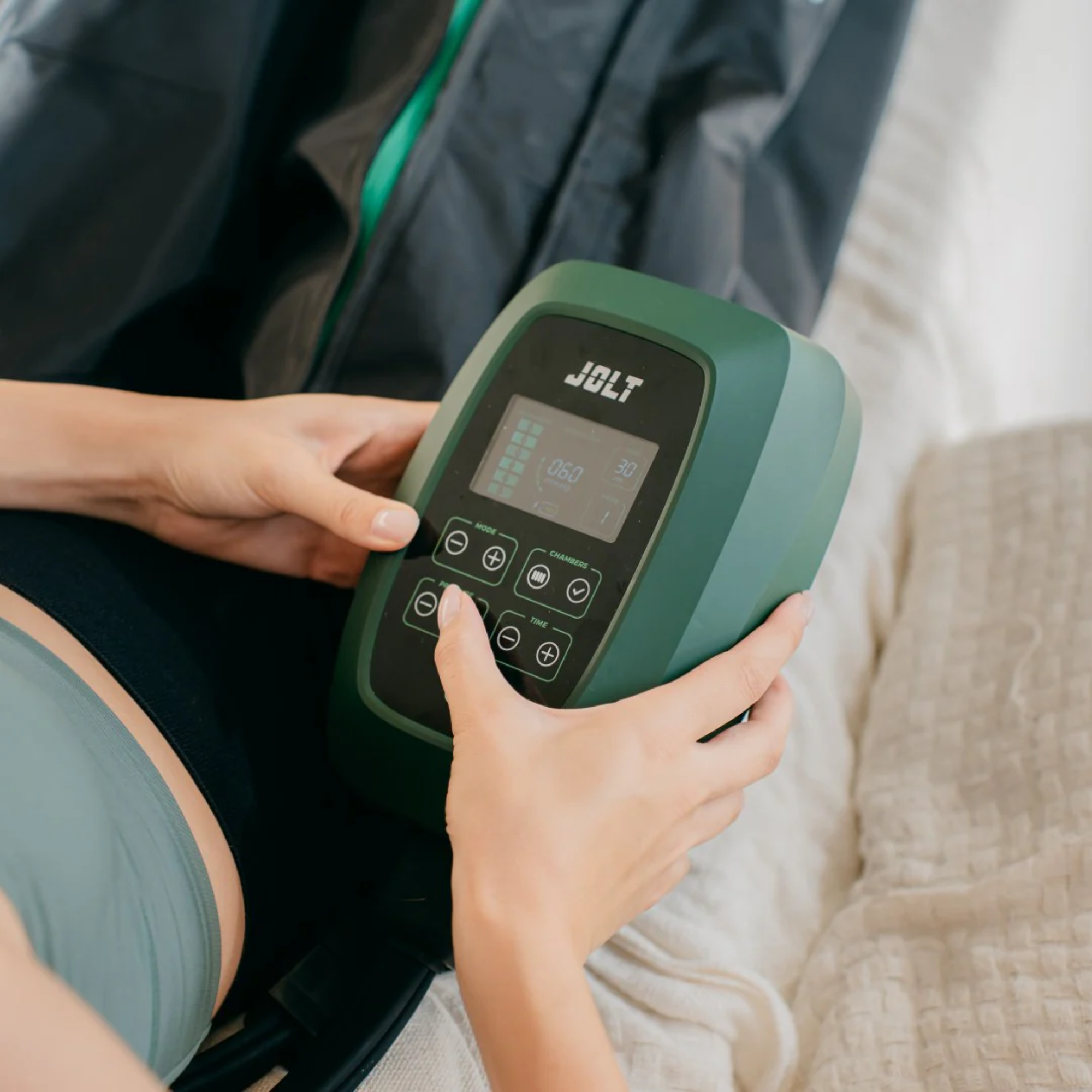 Unidad de control de terapia de presión de sacudidas