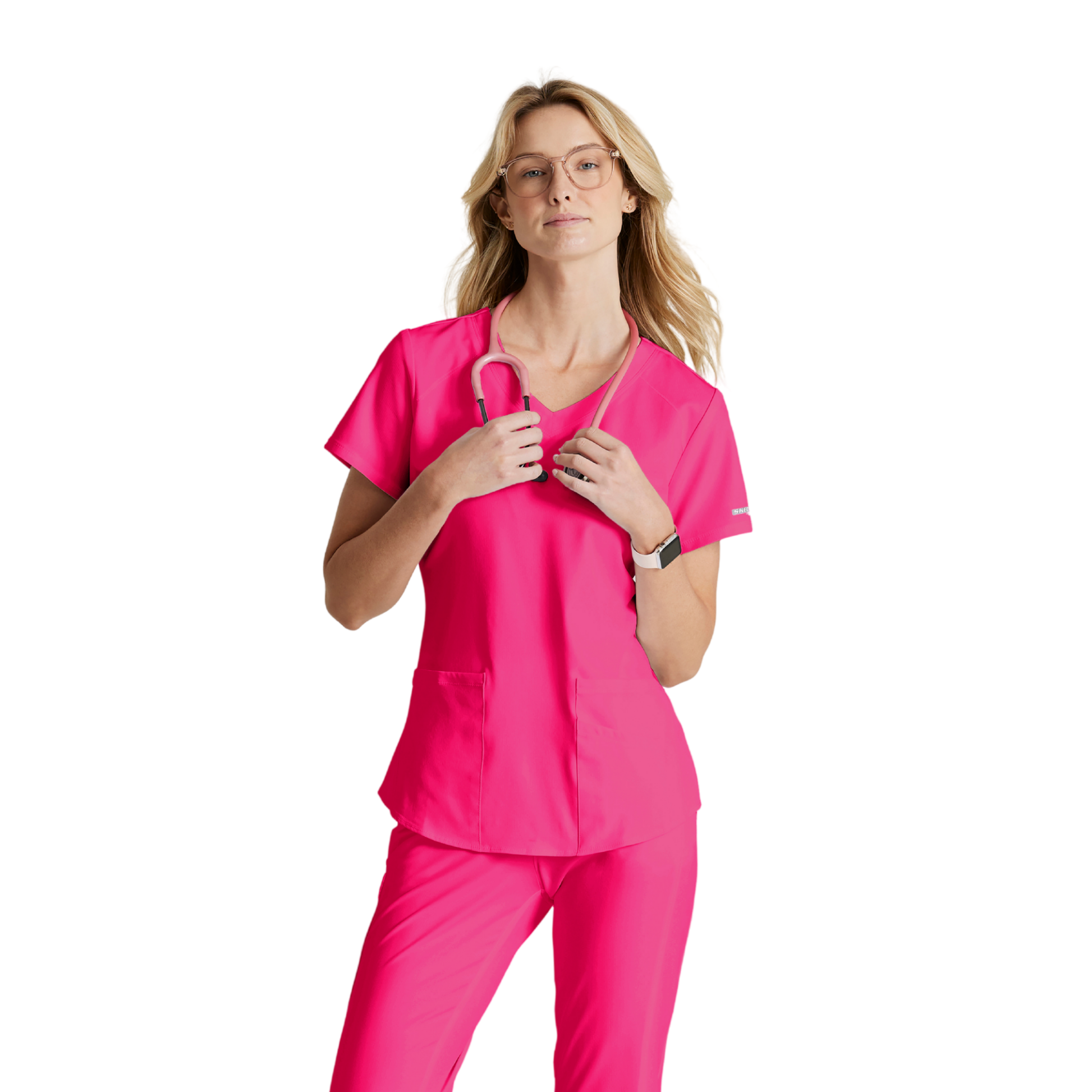 Breeze Top - Haut médical col V - Femme - Skechers SKECHERS