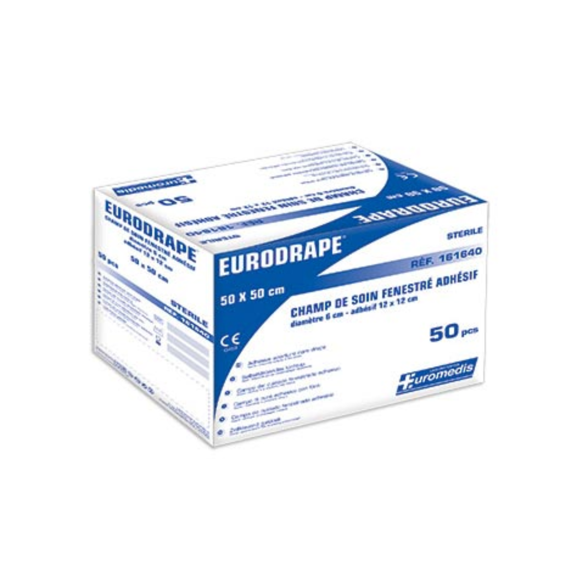 Champs fenestrés Adhésifs stériles - Euromédis