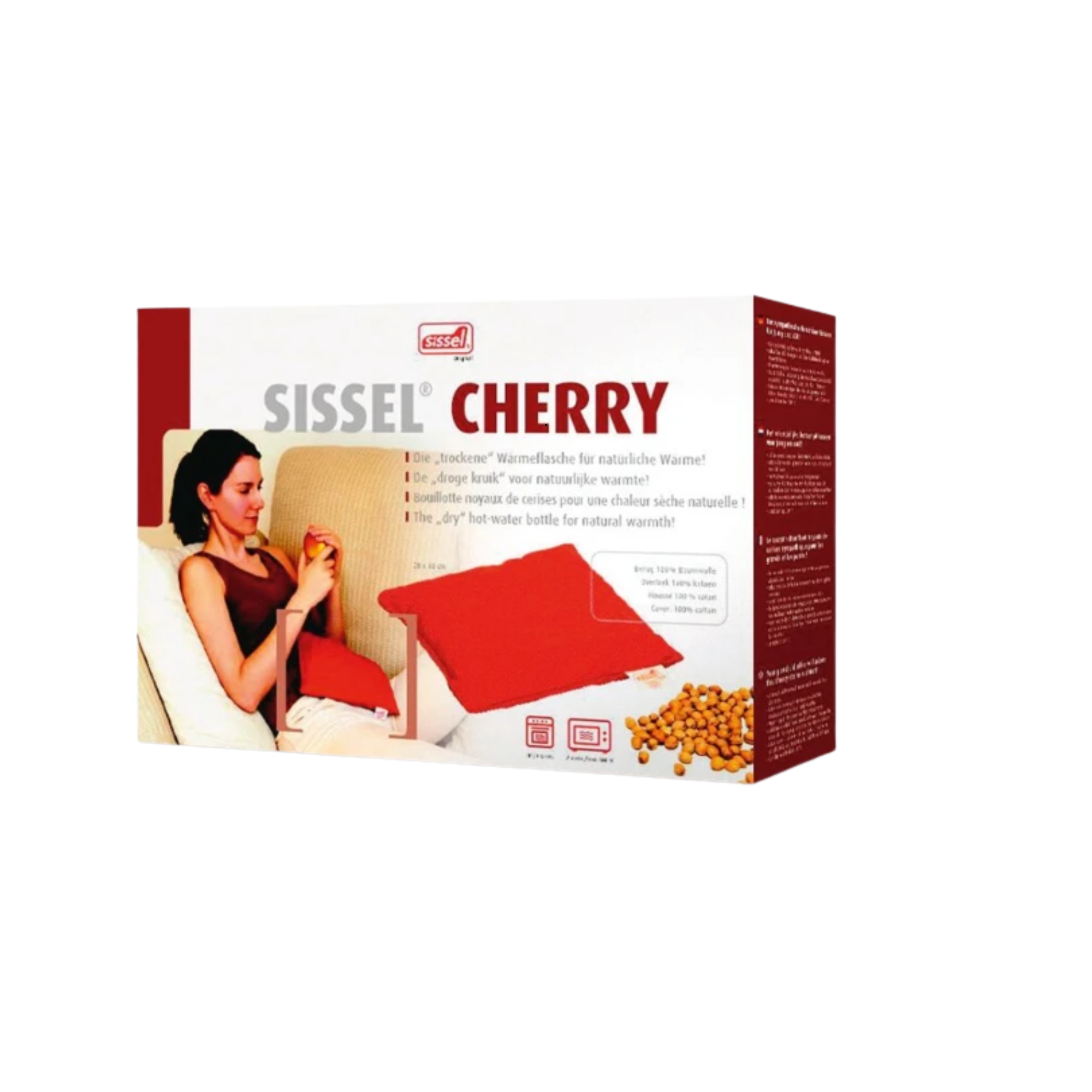 Coussin Noyaux Cerise - Fleuri ou rouge - 2 tailles - SISSEL - My Médical