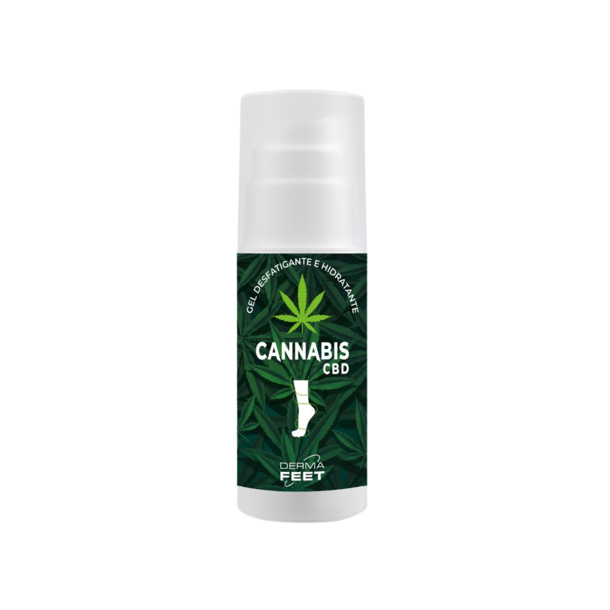 Crème hydratante, apaisante et tonifiante Dermafeet CBD - 60 ml - Herbitas