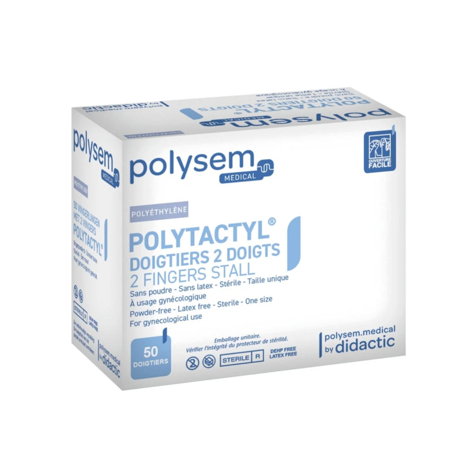 Polytactyl 2 Finger Finger Stall (2 types) - DIDACTIC