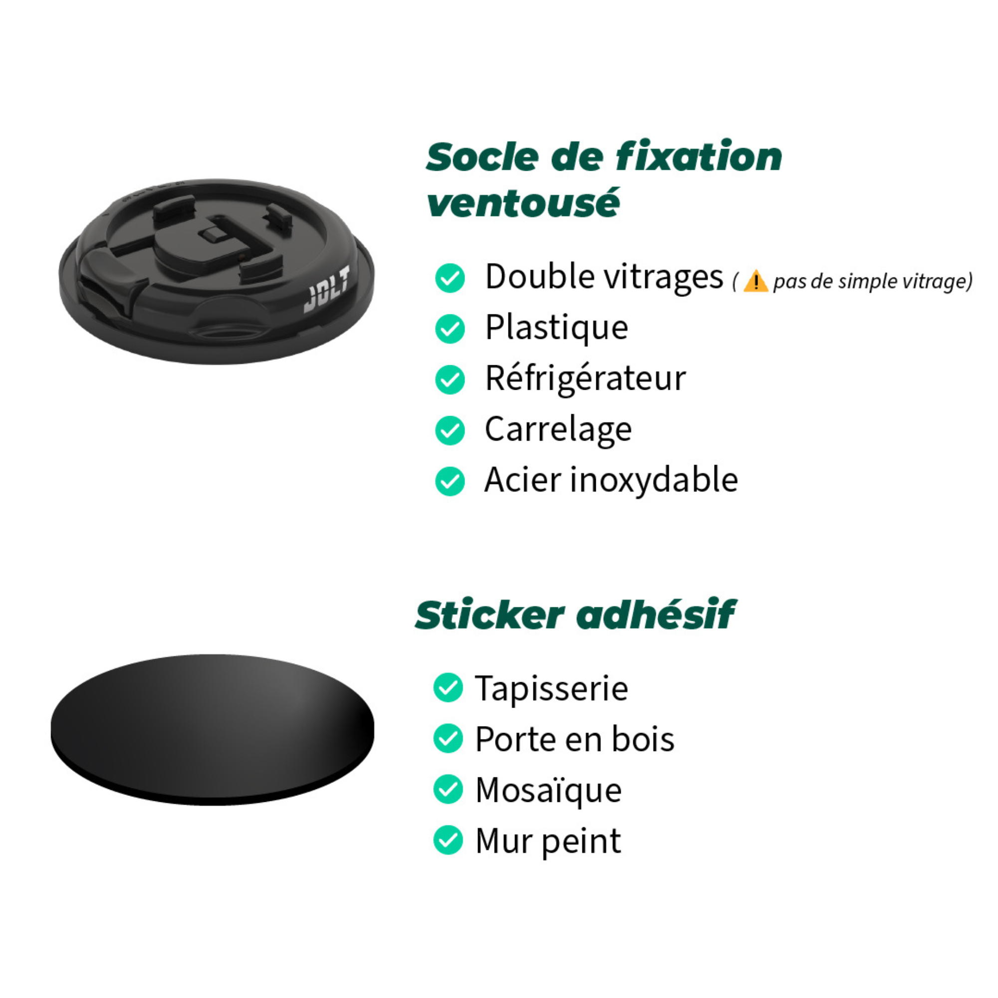 Dot Wall - Pelota de masaje 3 en 1 - Ø 8 cm - Jolt