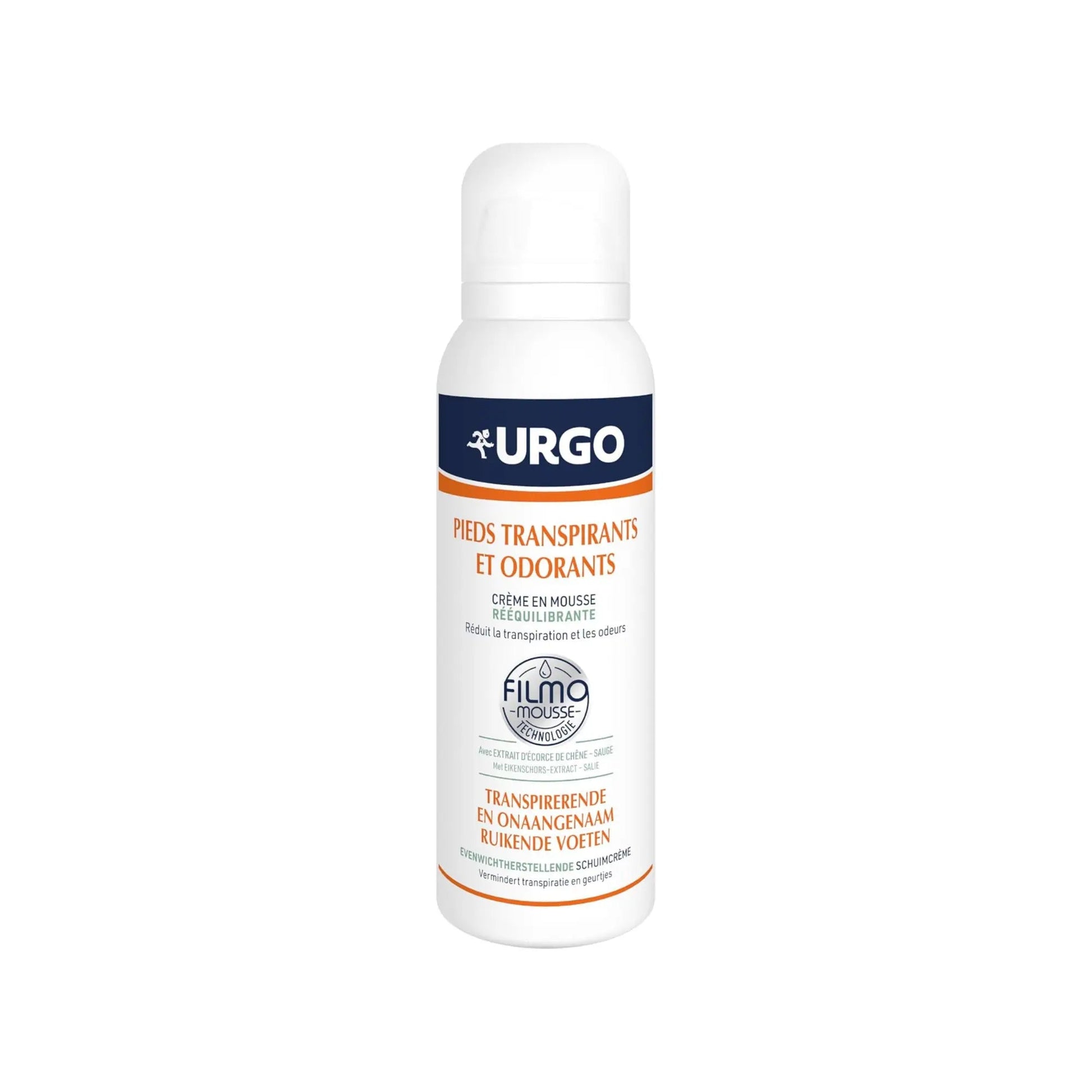 Filmomousse - Réequilibrant pieds transpirants et odorants - 125 ml - Urgo Urgo