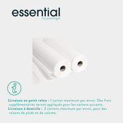 12 rolls White examination sheets - 150 sizes - 2 smooth folds