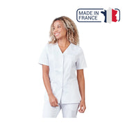 Gaia - Blusa de manga corta - Cuello en V - Mujer - 70 cm - Phirejo