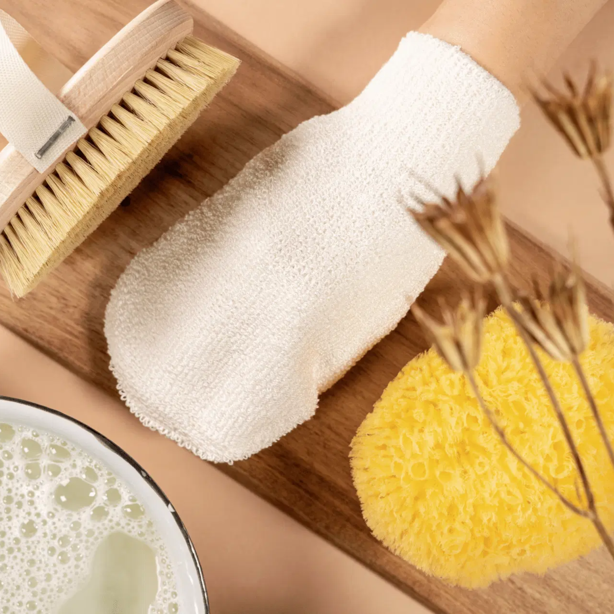 Guante de lavado y masaje - Peclavus