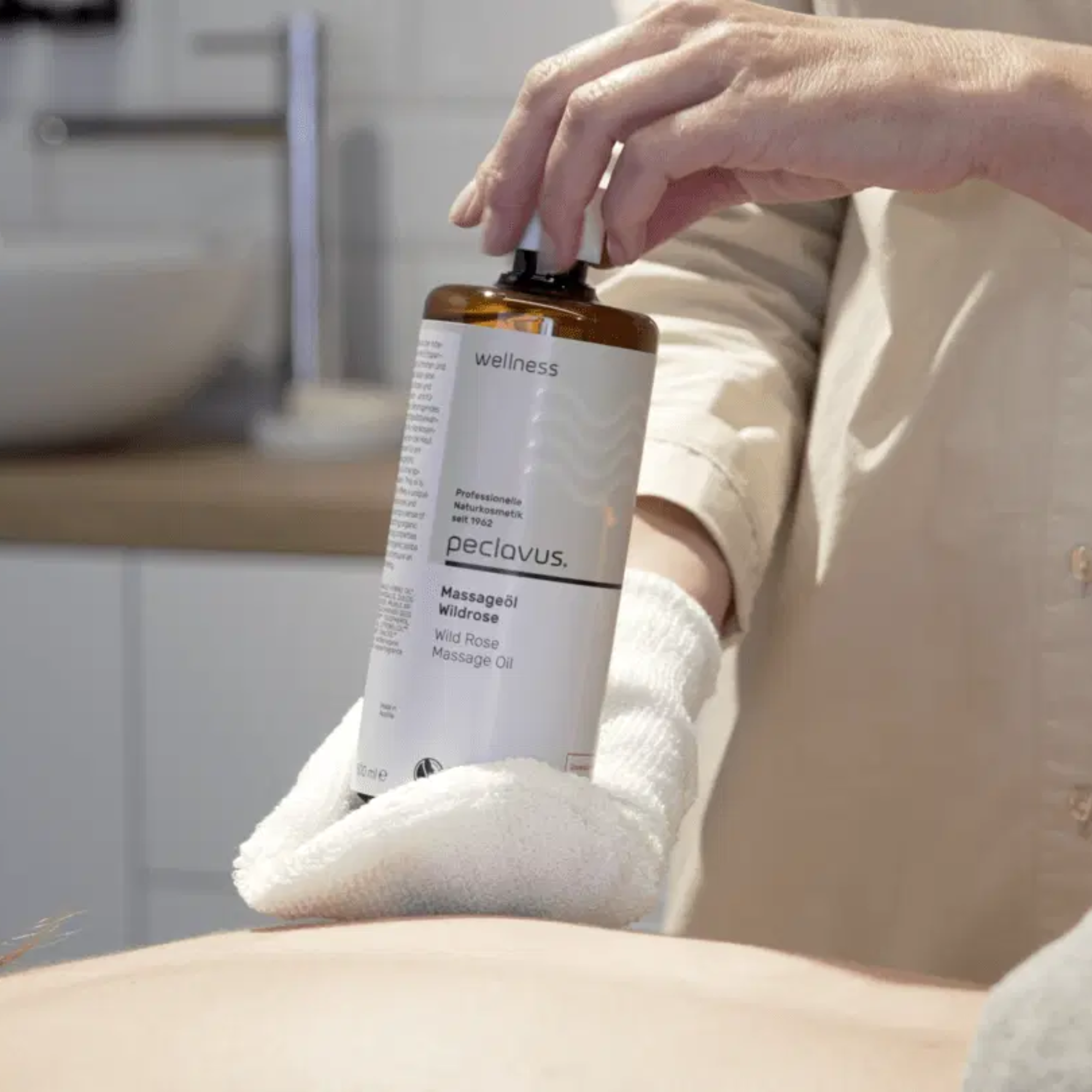 Guante de lavado y masaje - Peclavus