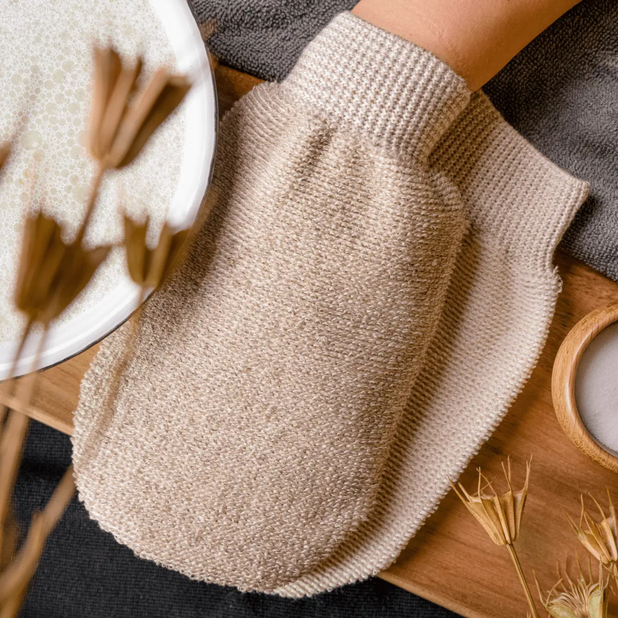 Peeling and massage glove - Peclavus