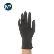 Guantes de exploración - Látex negro - Sin polvo - Caja de 100 - My Podologie