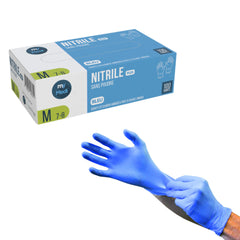 Guantes de exploración - Nitrilo - Sin polvo - Ambidiestros - Caja de 100 - My Podologie