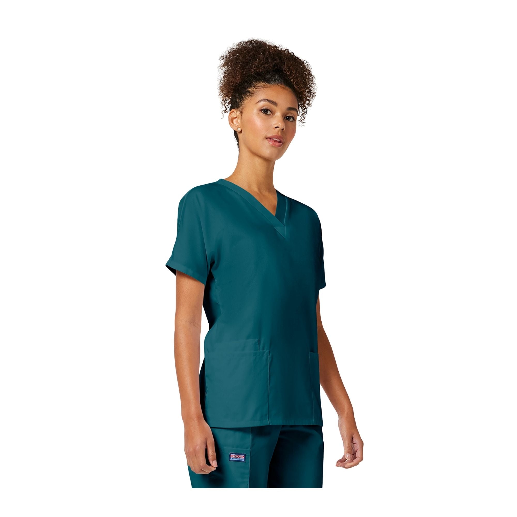 Guéthary - Tunique médicale - Col V - Manches courtes - Femme - Cherokee
