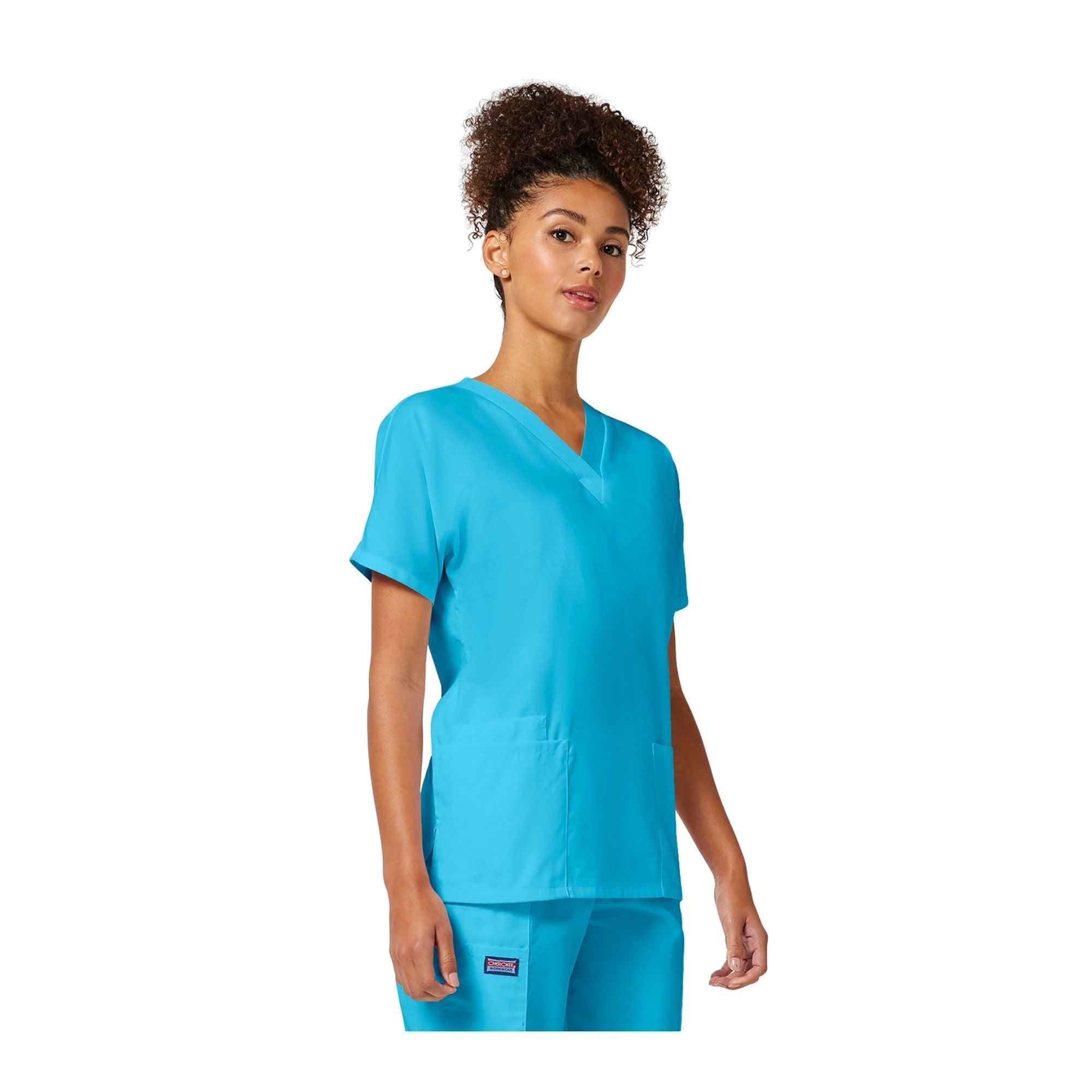 Guéthary - Tunique médicale - Col V - Manches courtes - Femme - Cherokee