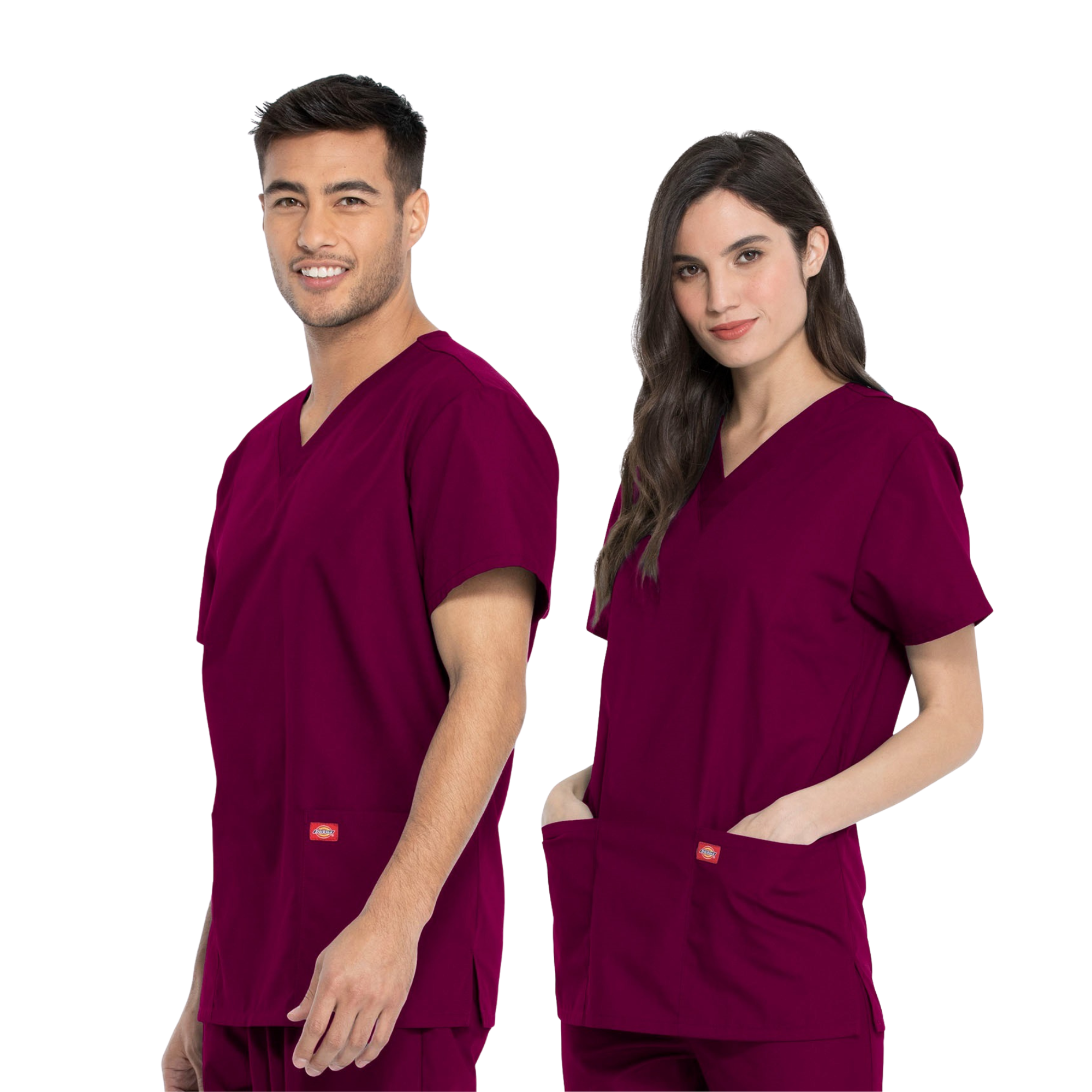 Hossegor - Conjunto médico - Túnica y pantalón con cuello de pico - Unisex - Dickies