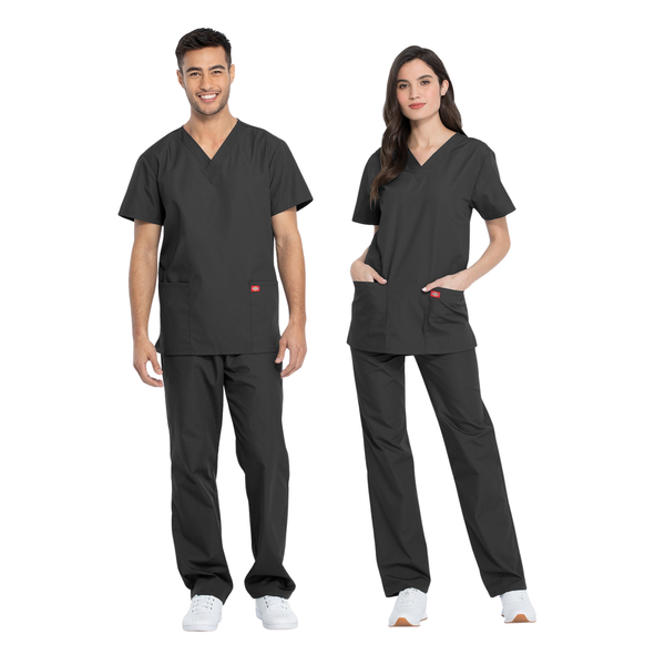 Hossegor - Conjunto médico - Túnica y pantalón con cuello de pico - Unisex - Dickies