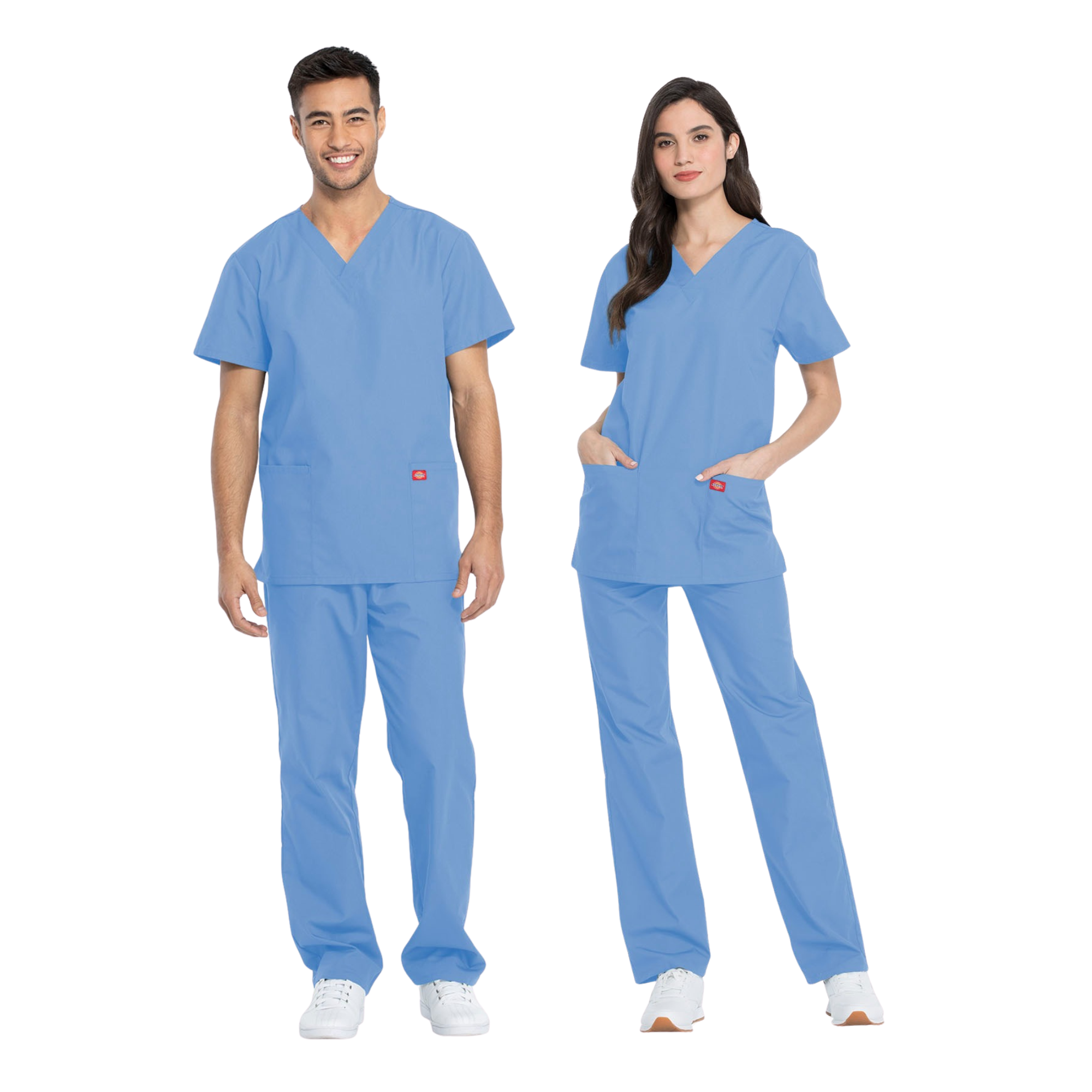 Hossegor - Conjunto médico - Túnica y pantalón con cuello de pico - Unisex - Dickies