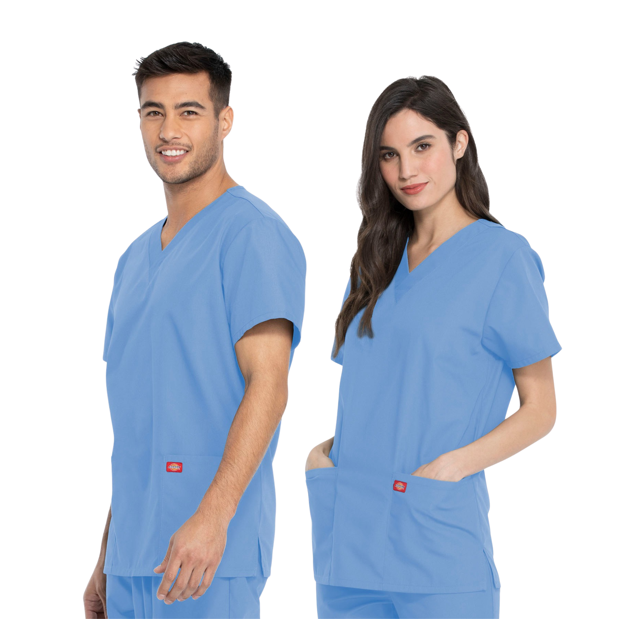 Hossegor - Conjunto médico - Túnica y pantalón con cuello de pico - Unisex - Dickies