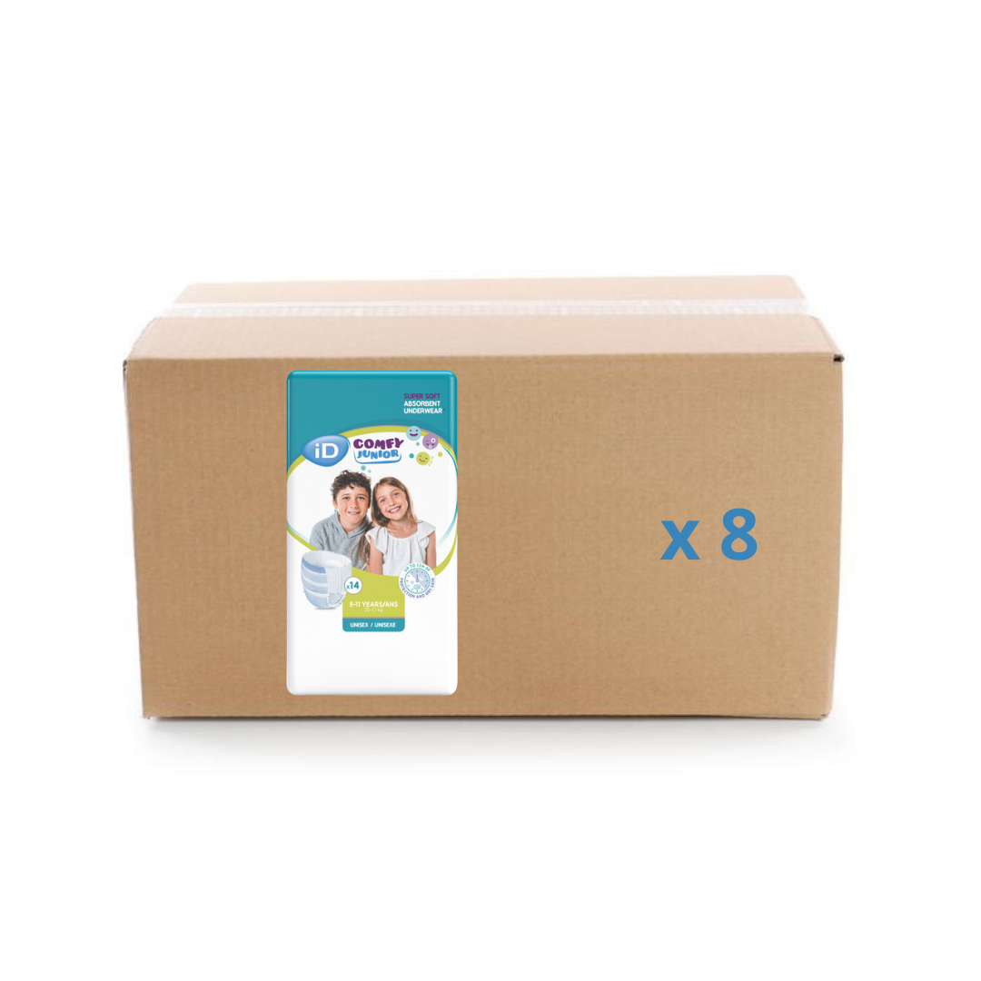 ID Comfy Junior Pants Culottes absorbantes enfant - Plusieurs tailles - Carton - ID Direct - My Médical