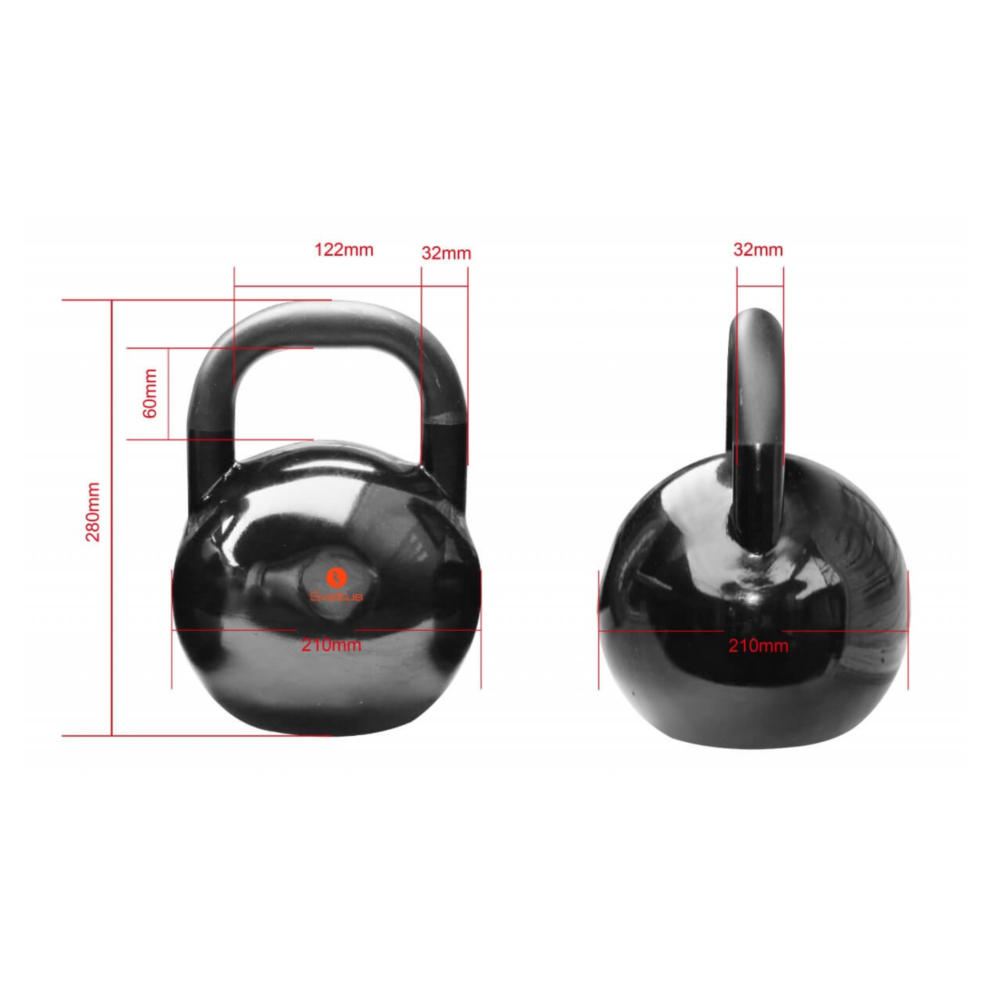 Kettlebell Olympique - 8/32 kg - Sveltus